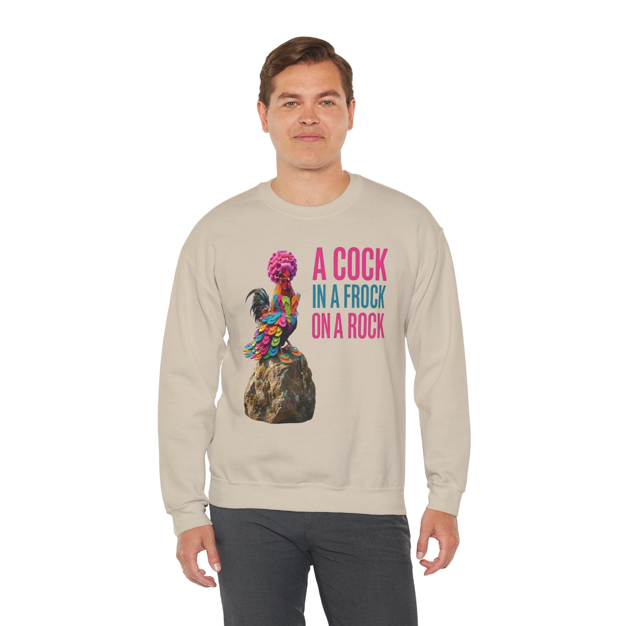 Unisex "Best Dressed Rooster" Crewneck Sweatshirt