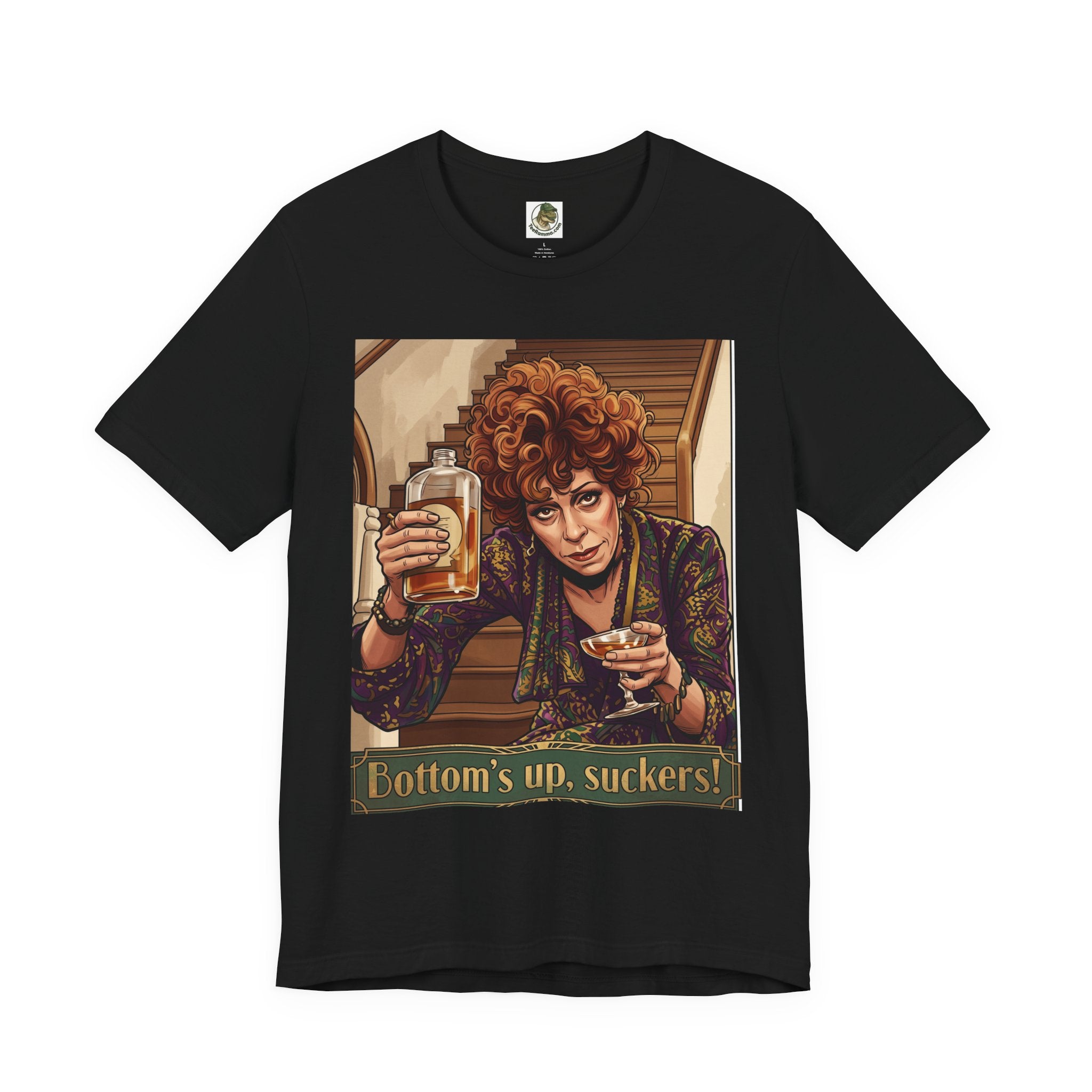 Bottoms Up, Suckers! Retro Tee