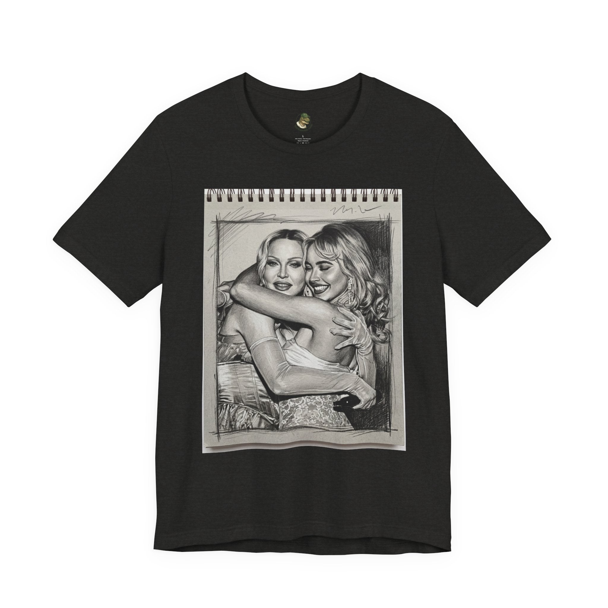 Unisex "Icons of Pop" Sketchbook Cotton T-Shirt