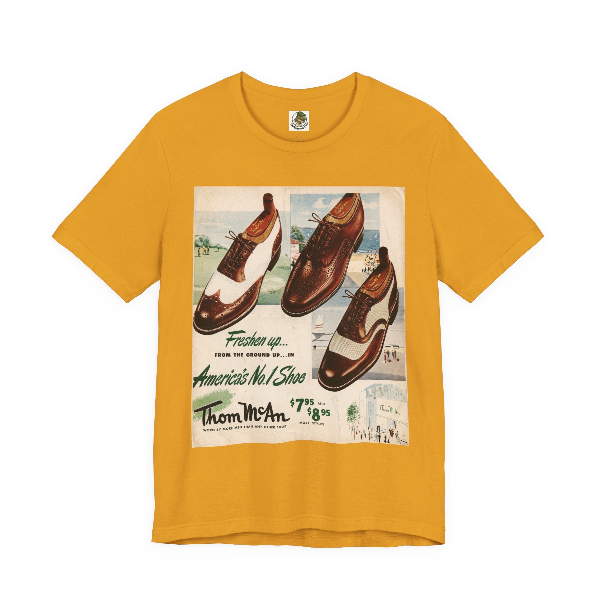 Thom McAn Retro Vintage Ad Graphic Tee