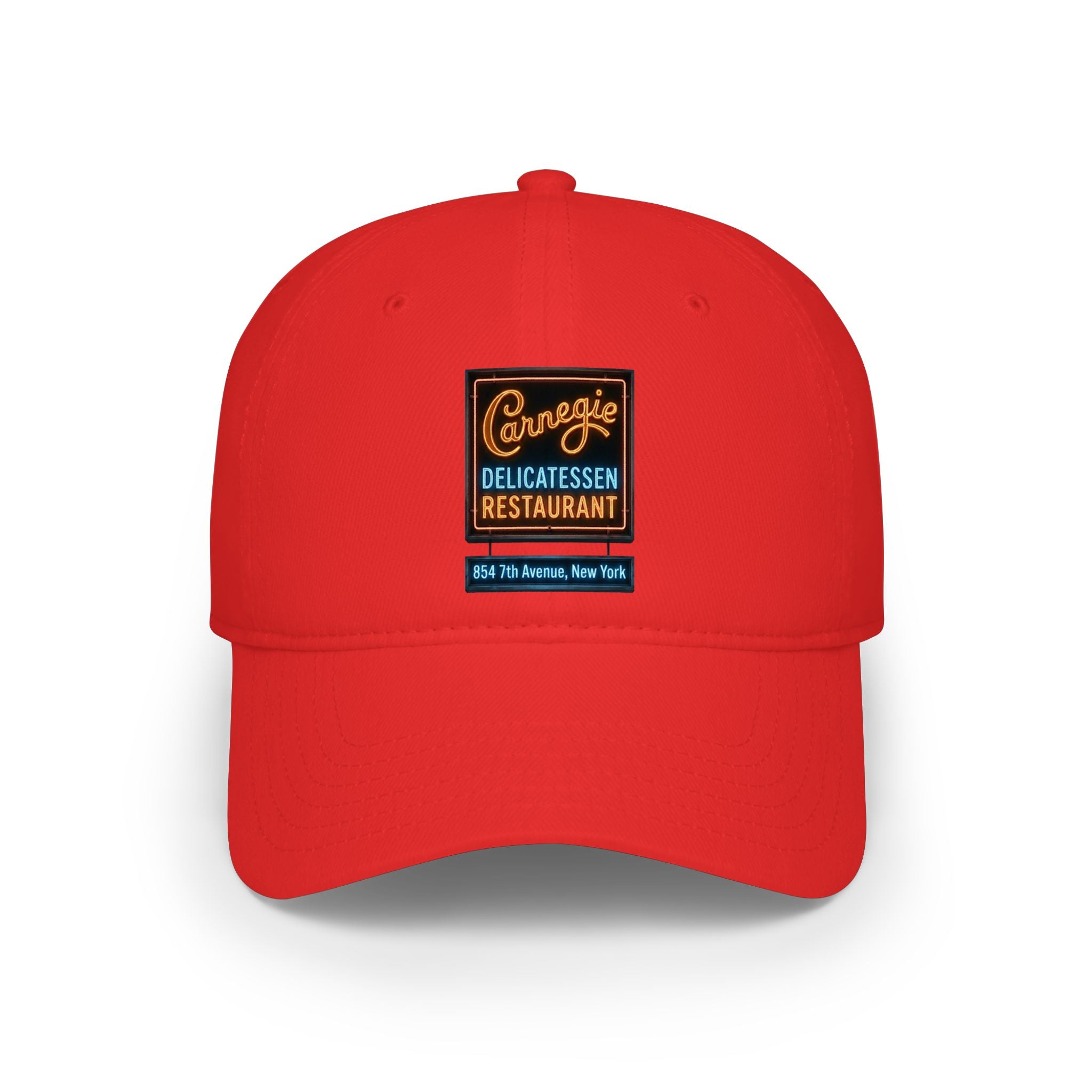 Vintage Carnegie Deli Baseball Cap -- Retro Neon Sign