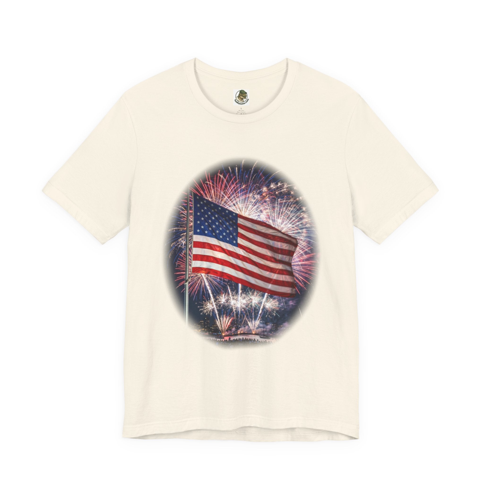 American Flag Fireworks Tee