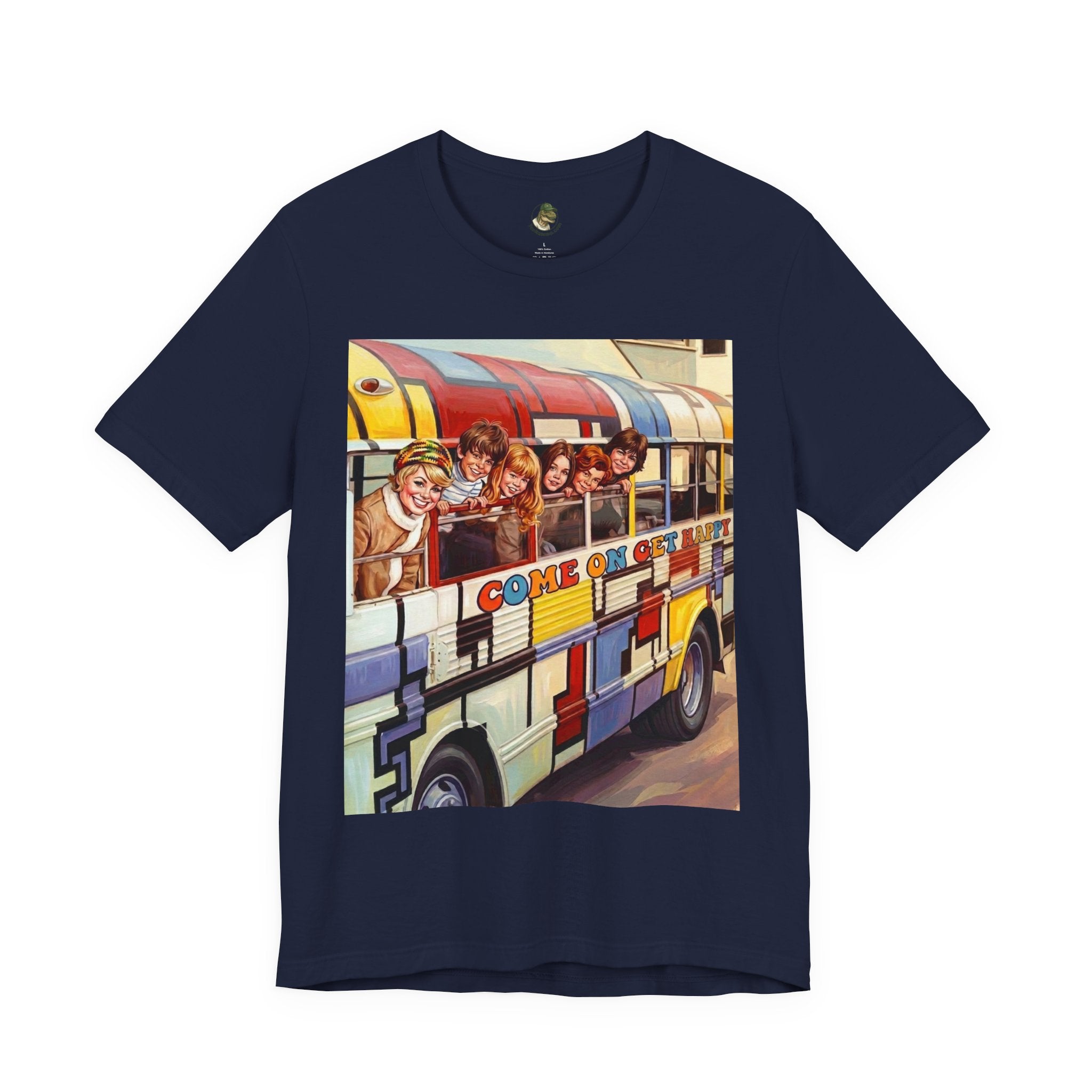 Unisex "Come On, Get Happy" Retro Graphic T‑Shirt