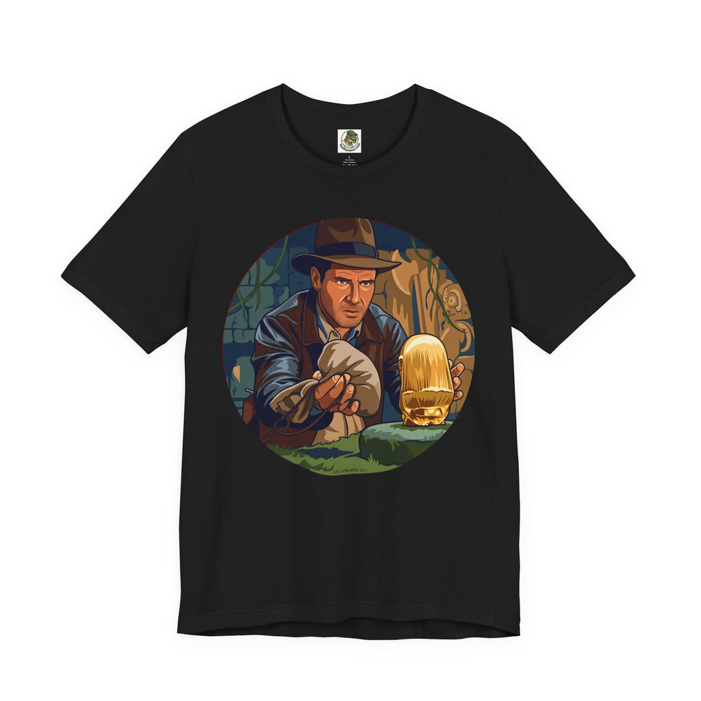 Unisex 'Adventure Man' Cotton T-Shirt