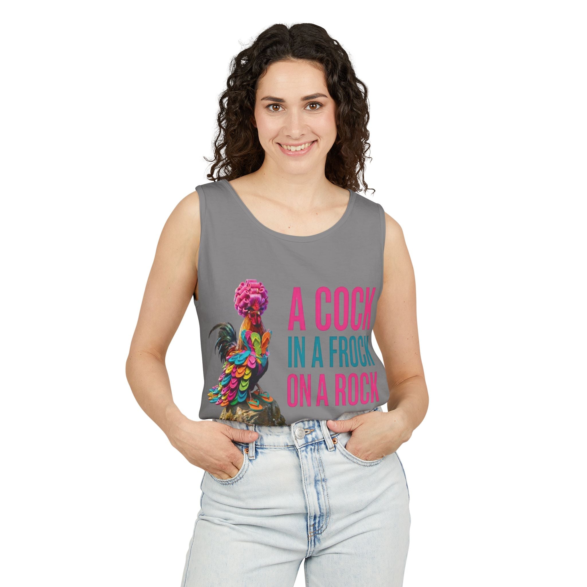 Unisex "Best Dressed Rooster" Graphic Summer Tank