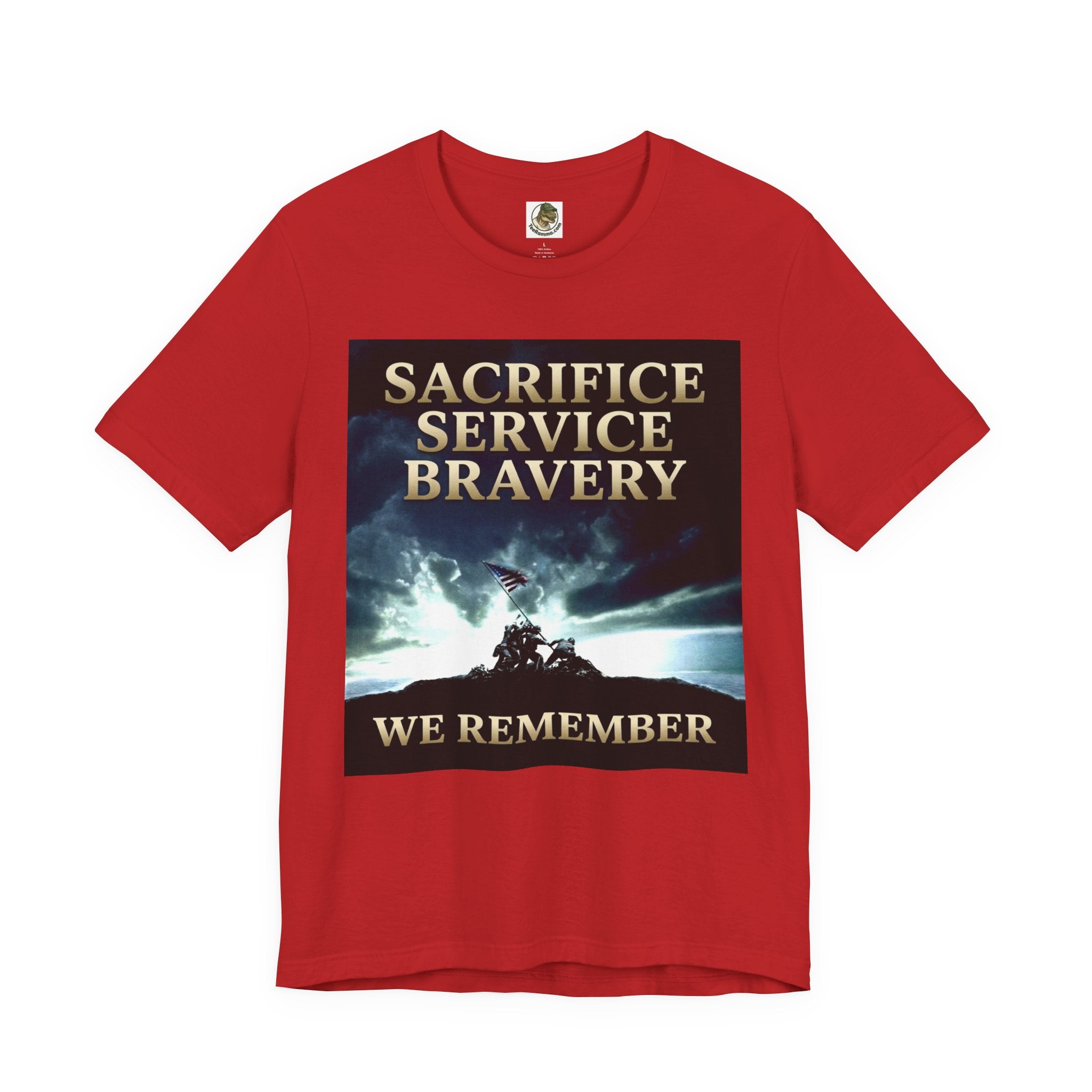 Sacrifice Service Bravery Memorial Tee