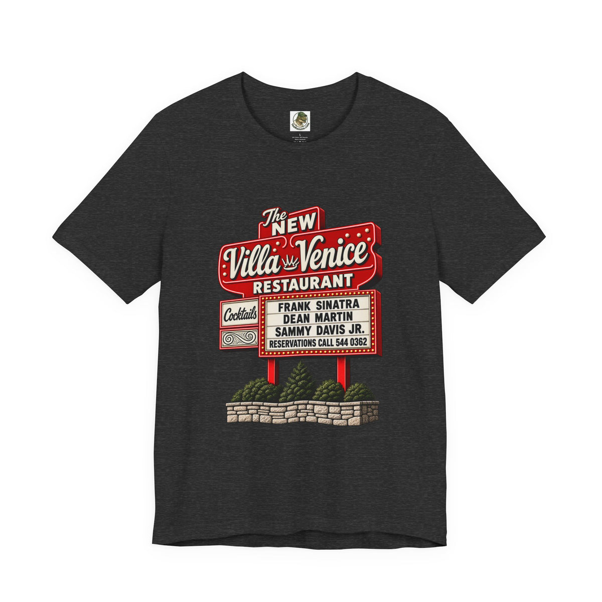 Villa Venice Restaurant Retro Sign Tee