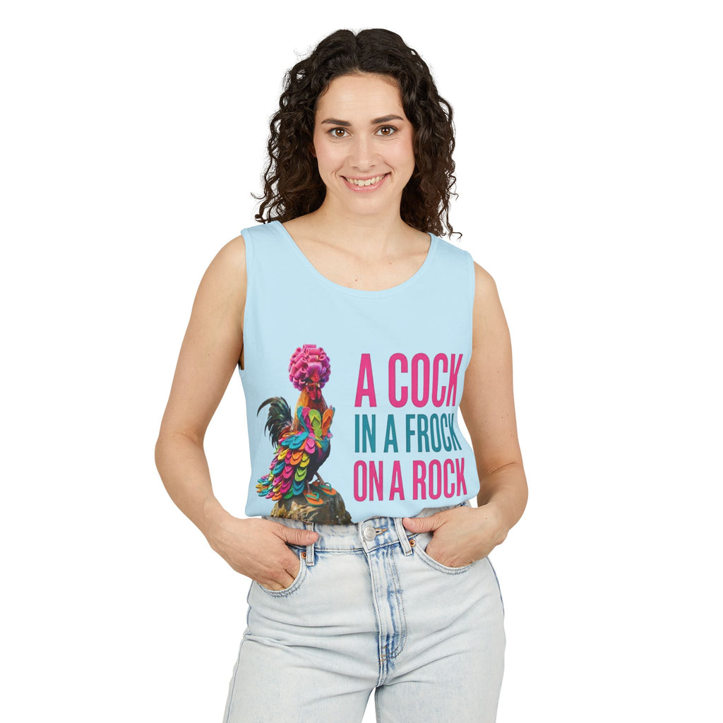 Unisex "Best Dressed Rooster" Graphic Summer Tank