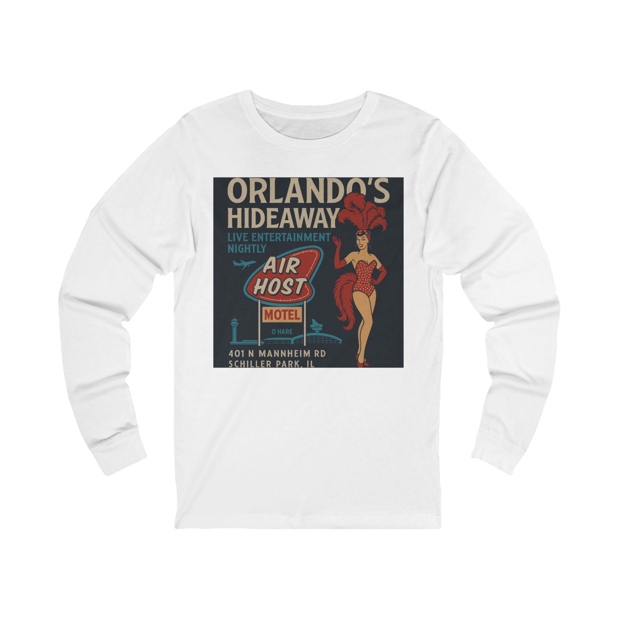 Vintage Orlando's Hideaway Long Sleeve Tee