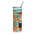 Unisex Retro 'Summer Days' Pool Party 20oz Stainless Tumbler
