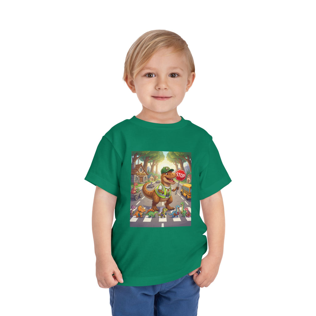 Ernest T-Rex Crossing Guard Toddler Tee