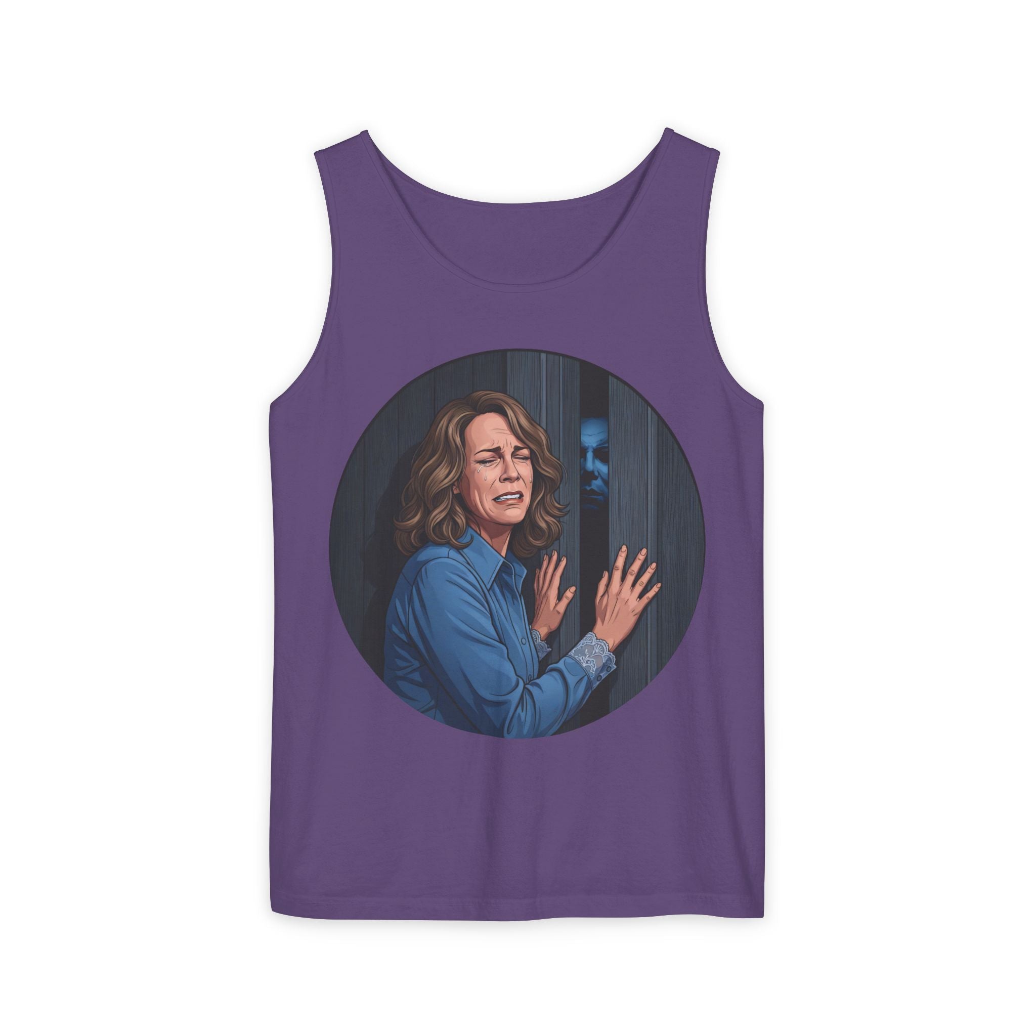 Unisex 'Demon at the Door' Cotton Tank Top