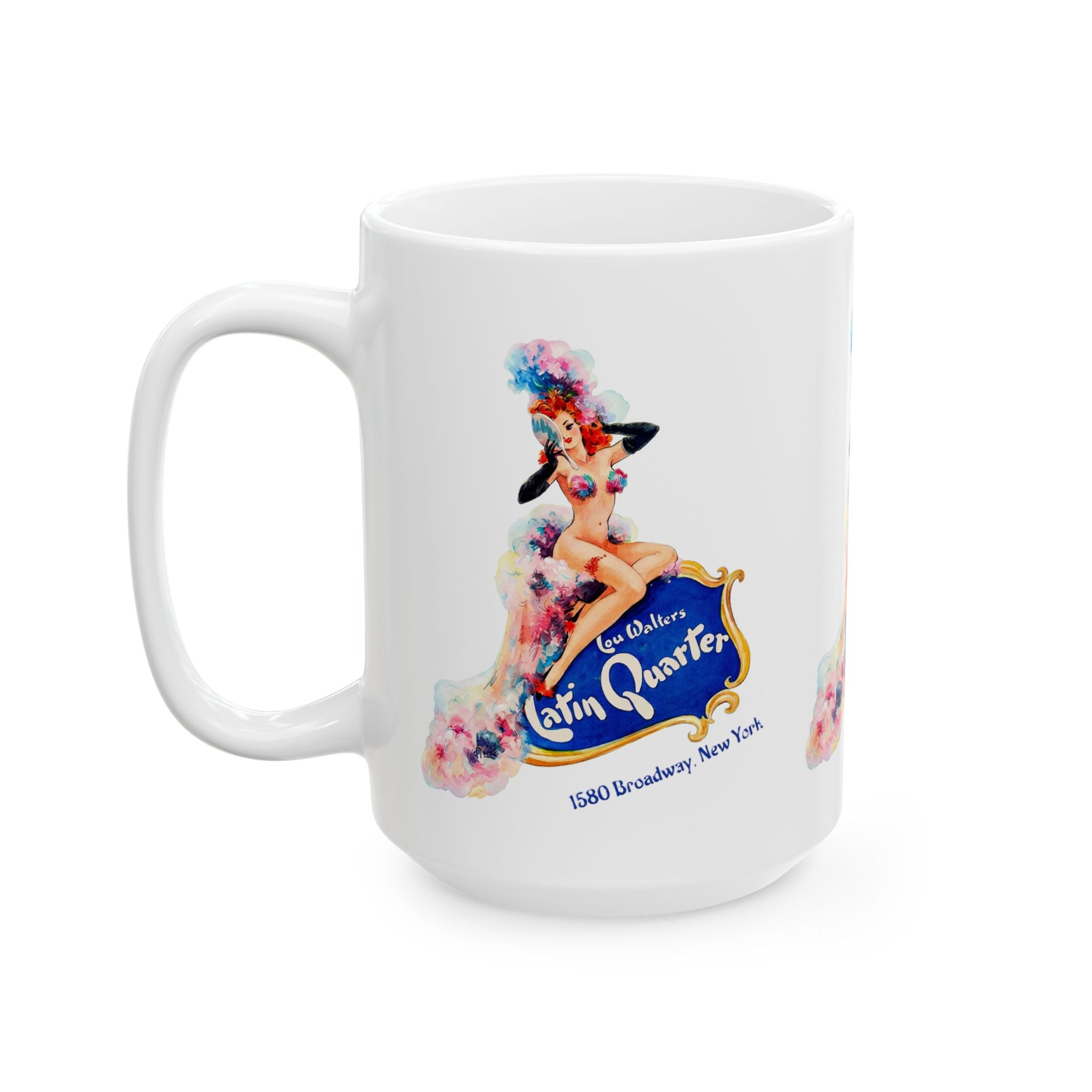 Vintage Latin Quarter Ceramic Mug (15oz)