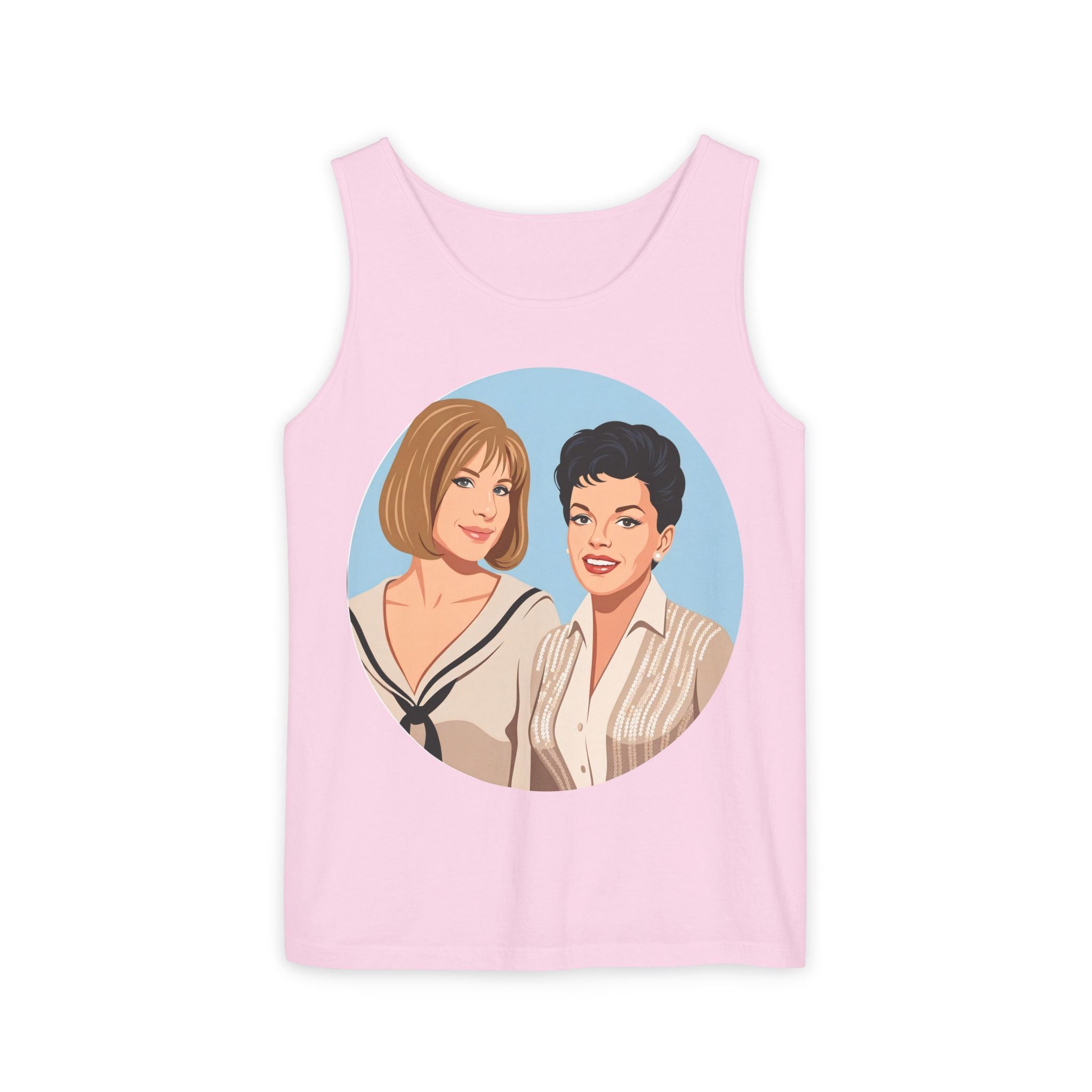 Unisex 'Happy Duet' Cotton Tank Top