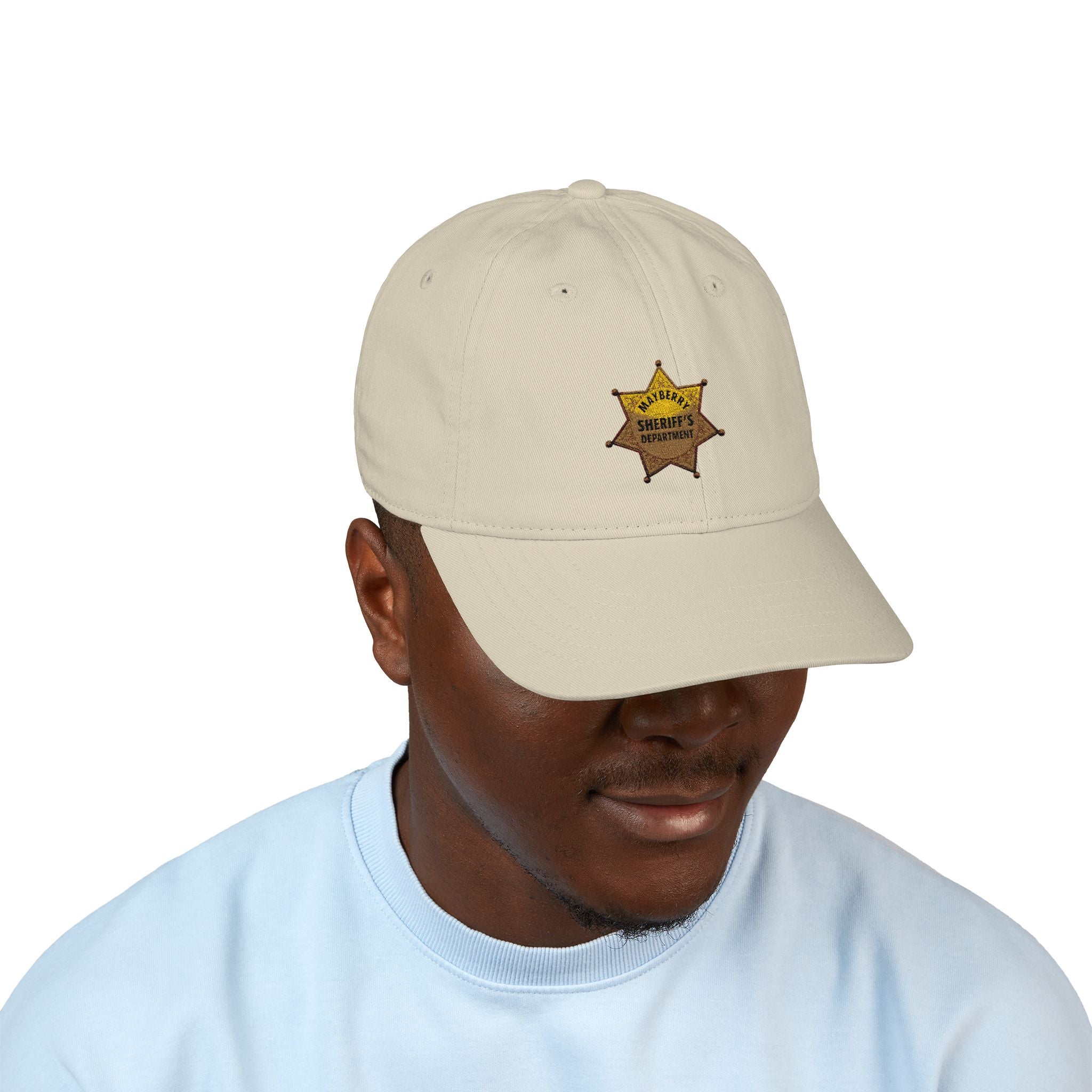 Embroidered Sheriff Star Baseball Cap