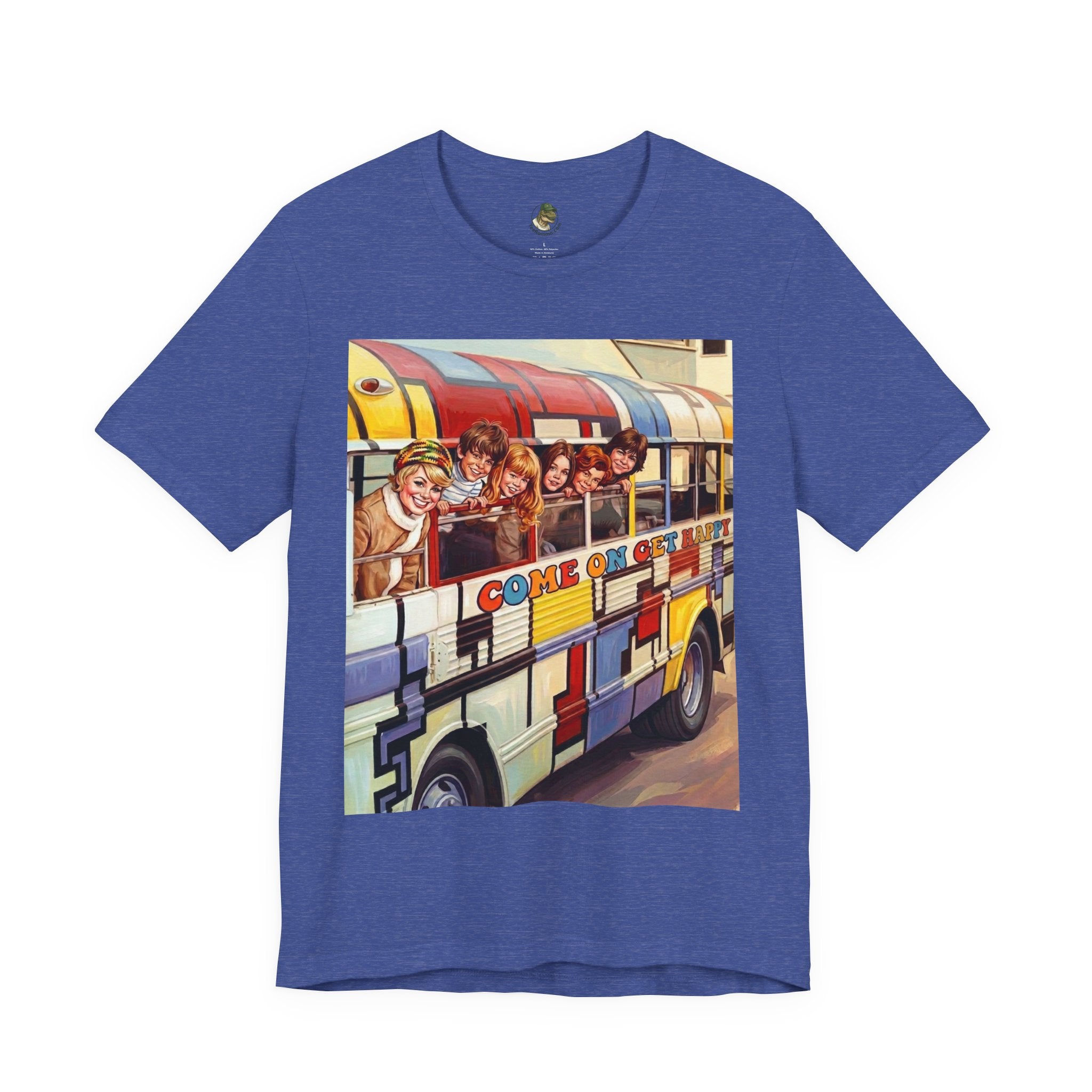 Unisex "Come On, Get Happy" Retro Graphic T‑Shirt