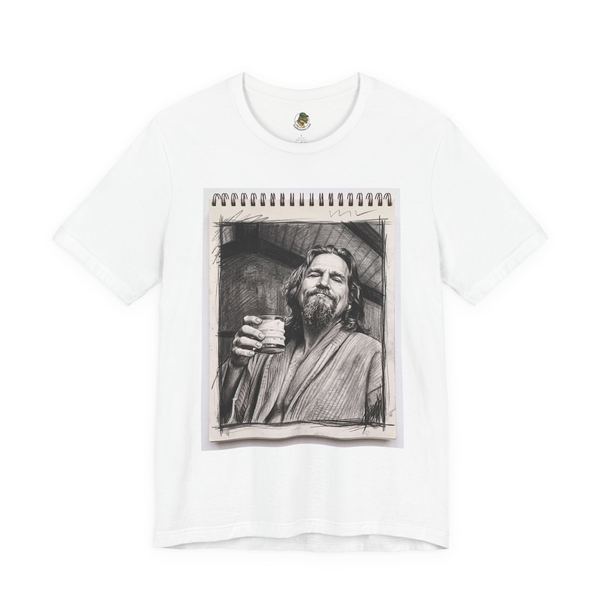 Unisex "The Dude" Sketchbook Cotton T-Shirt