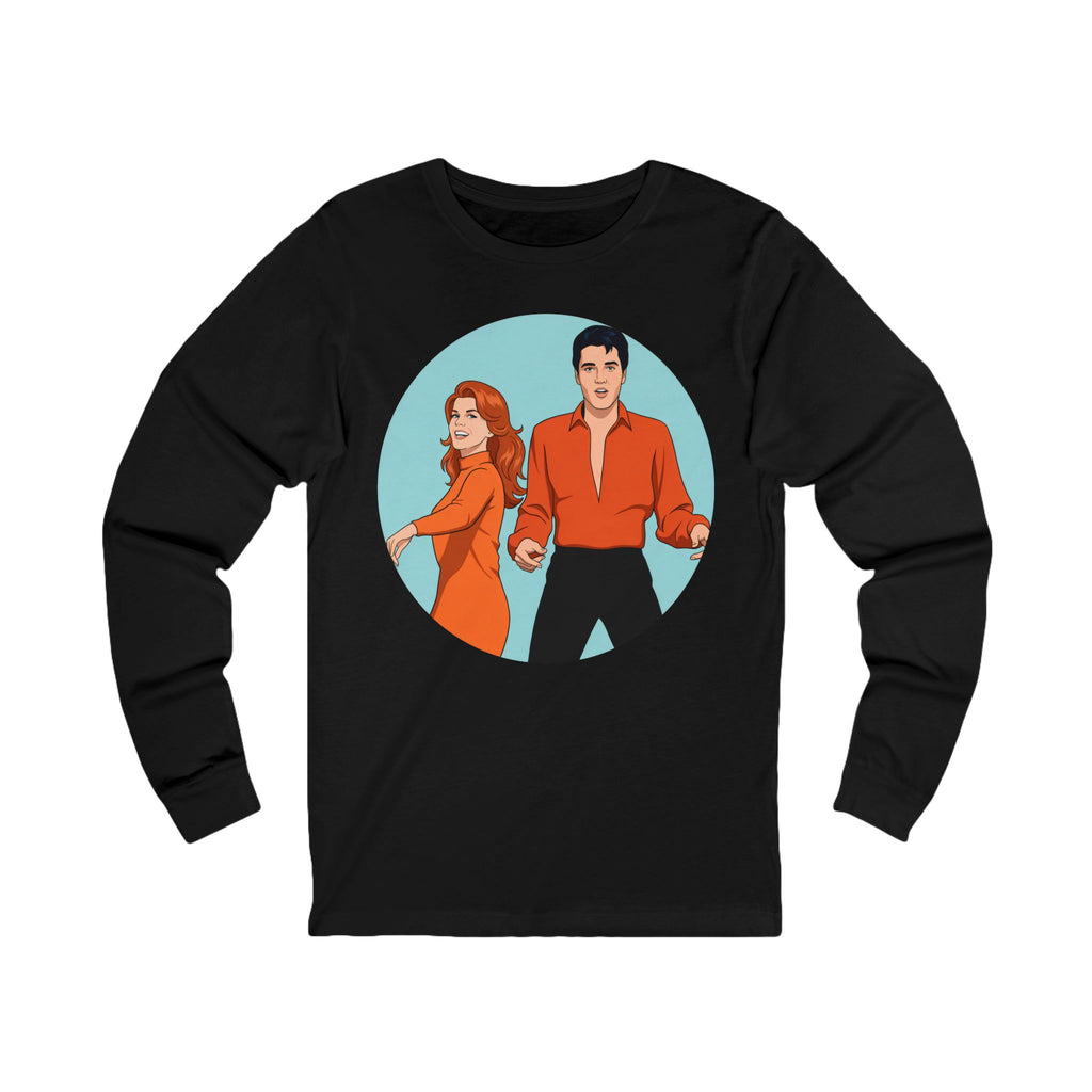 Unisex 'Viva Las Vegas' Long Sleeve Cotton T-Shirt