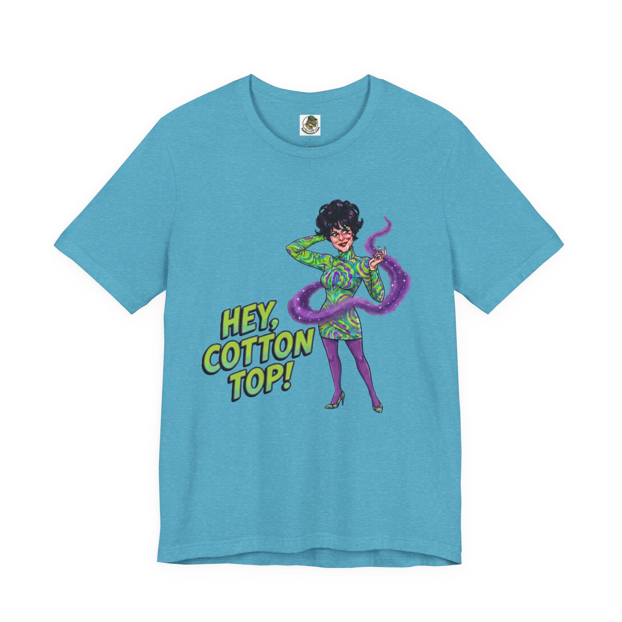 Unisex Vintage 'Hey, Cotton Top!' Cotton T-Shirt
