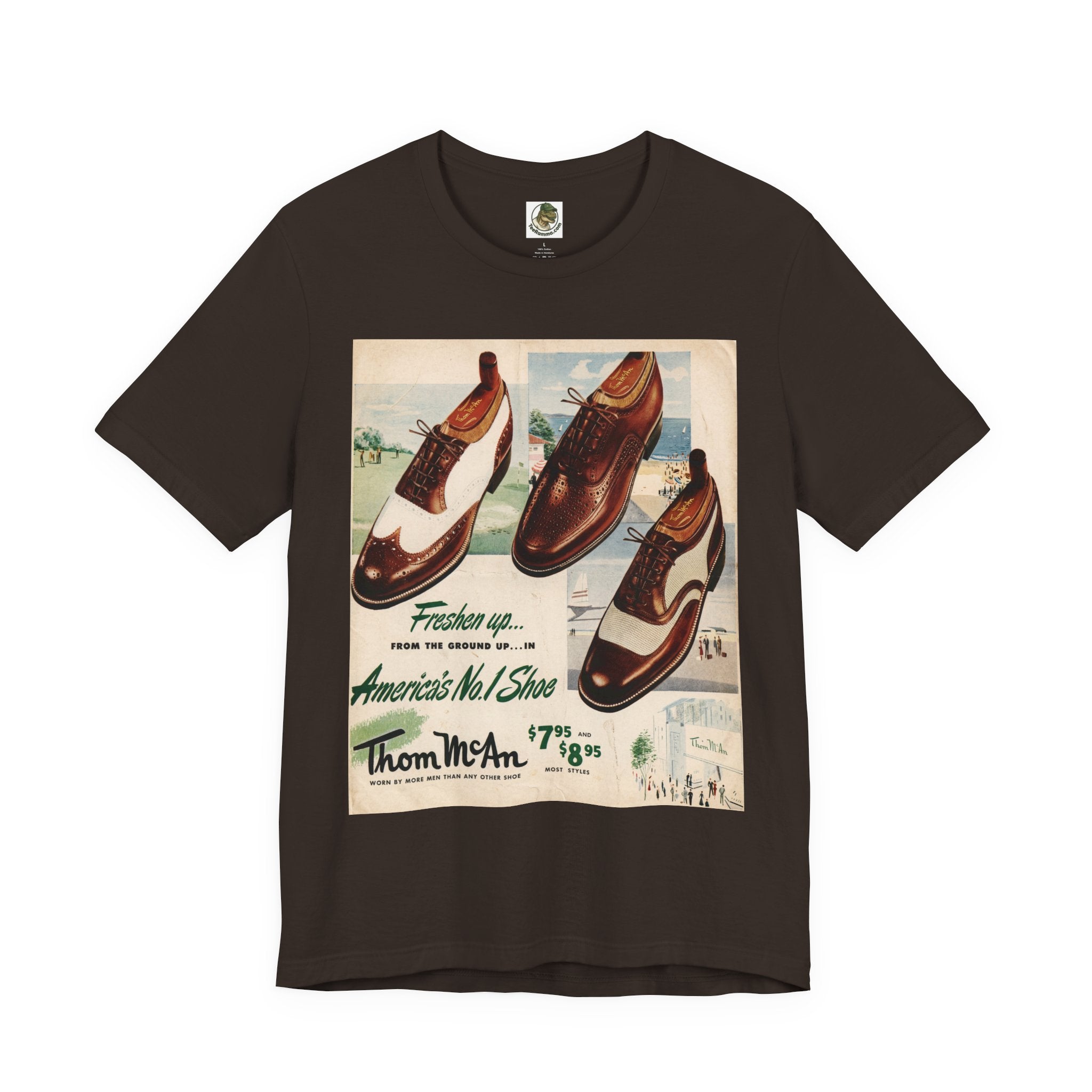 Thom McAn Retro Vintage Ad Graphic Tee