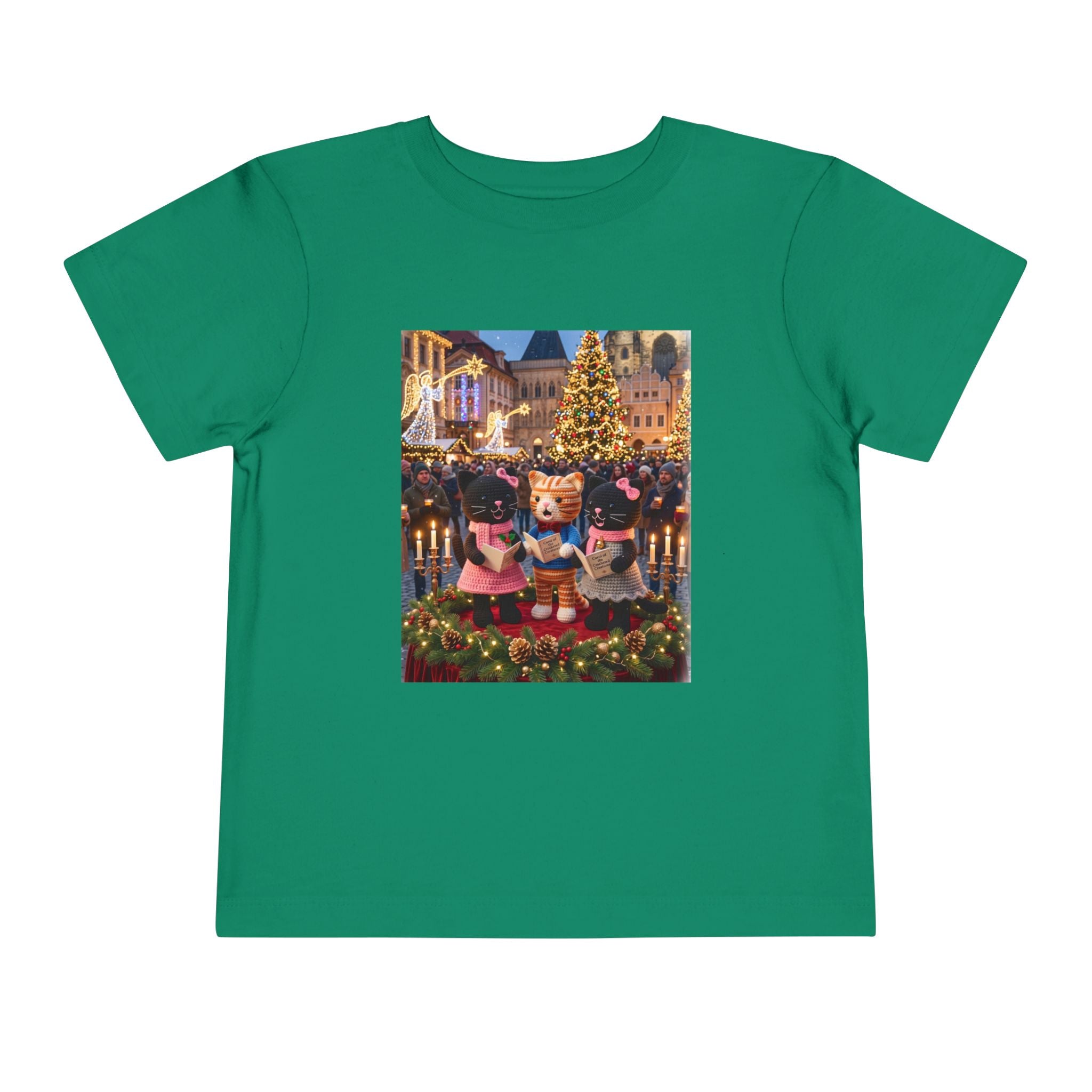 Christmas Kitty Choir Toddler Tee