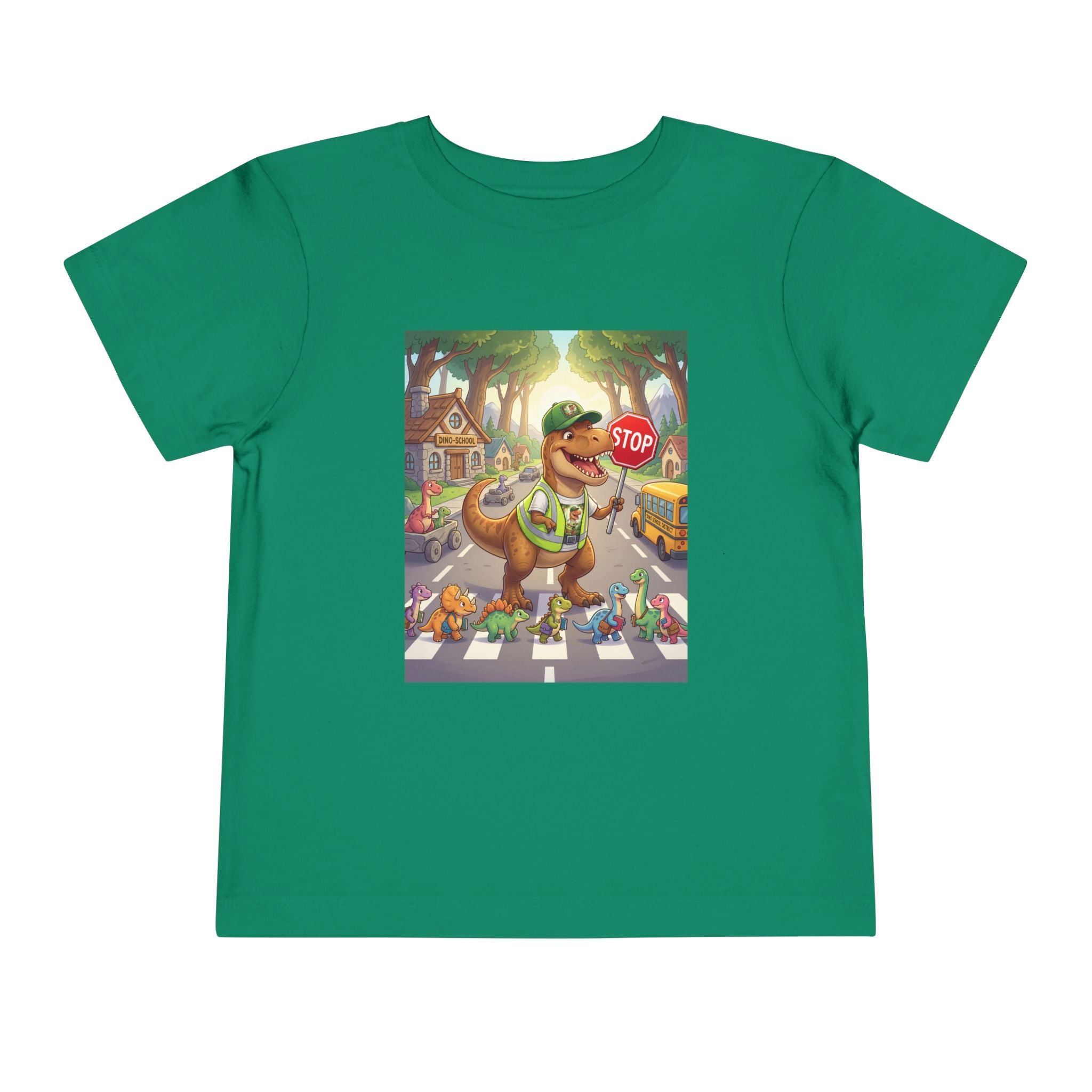 Ernest T-Rex Crossing Guard Toddler Tee