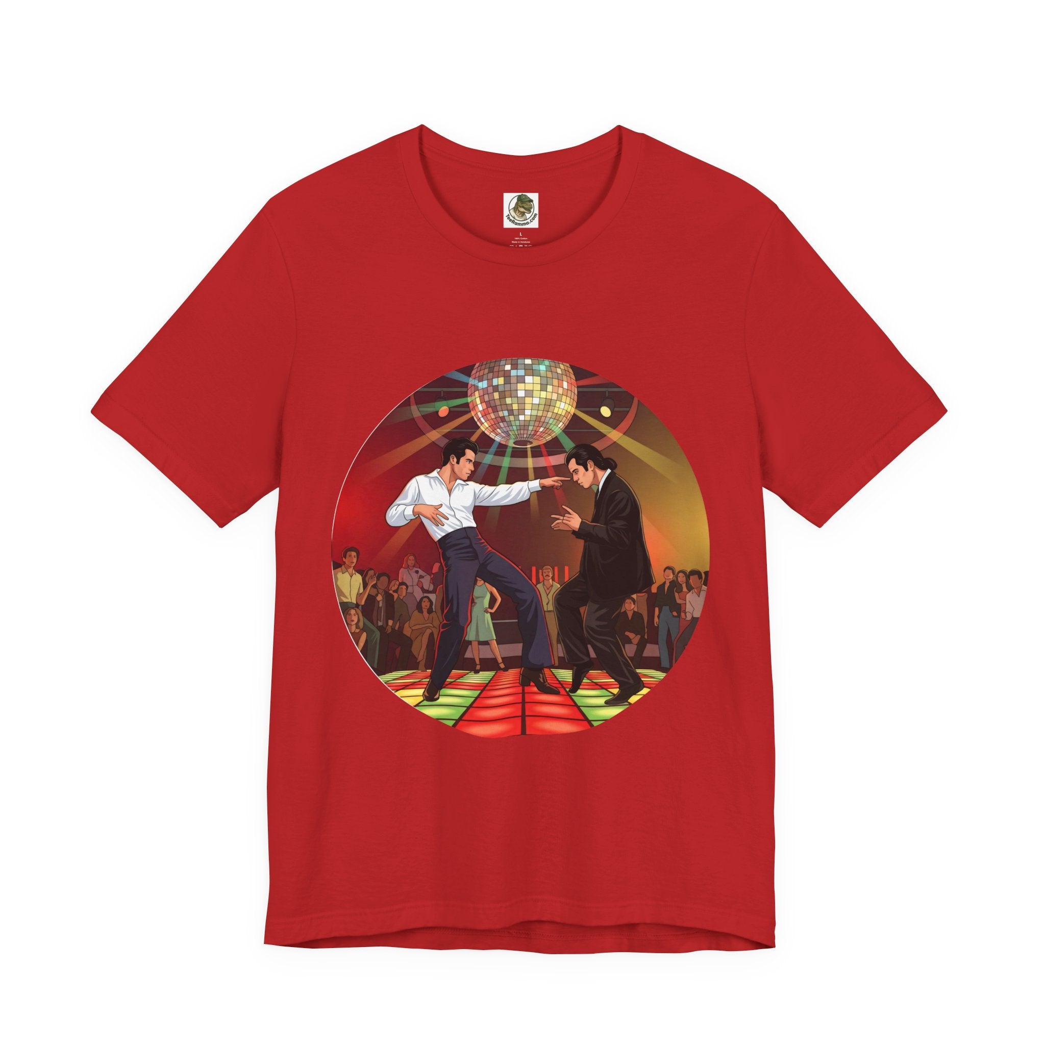 Unisex 'Dancing Together' Cotton T-Shirt