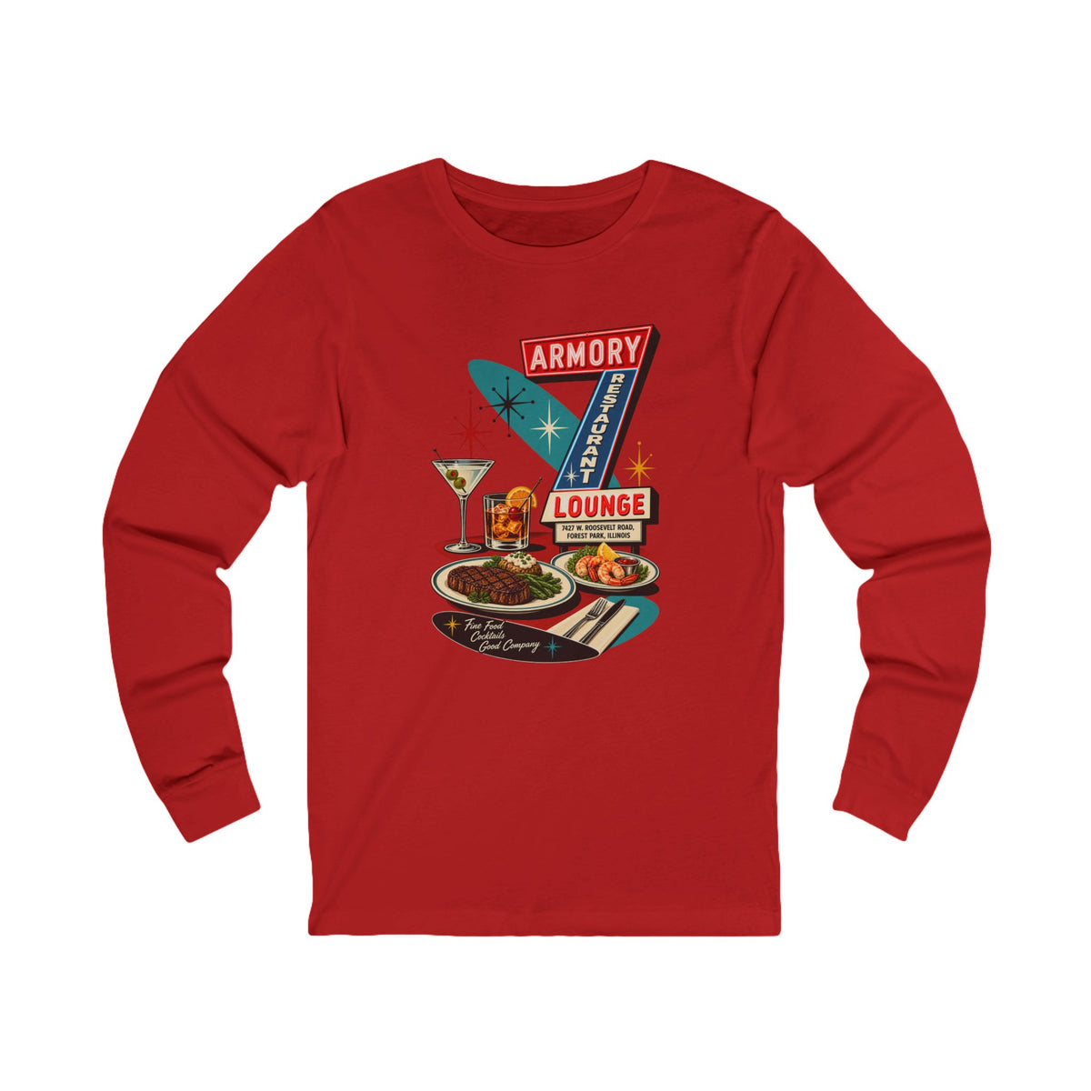 Armory Lounge Retro Lounge Long Sleeve Tee