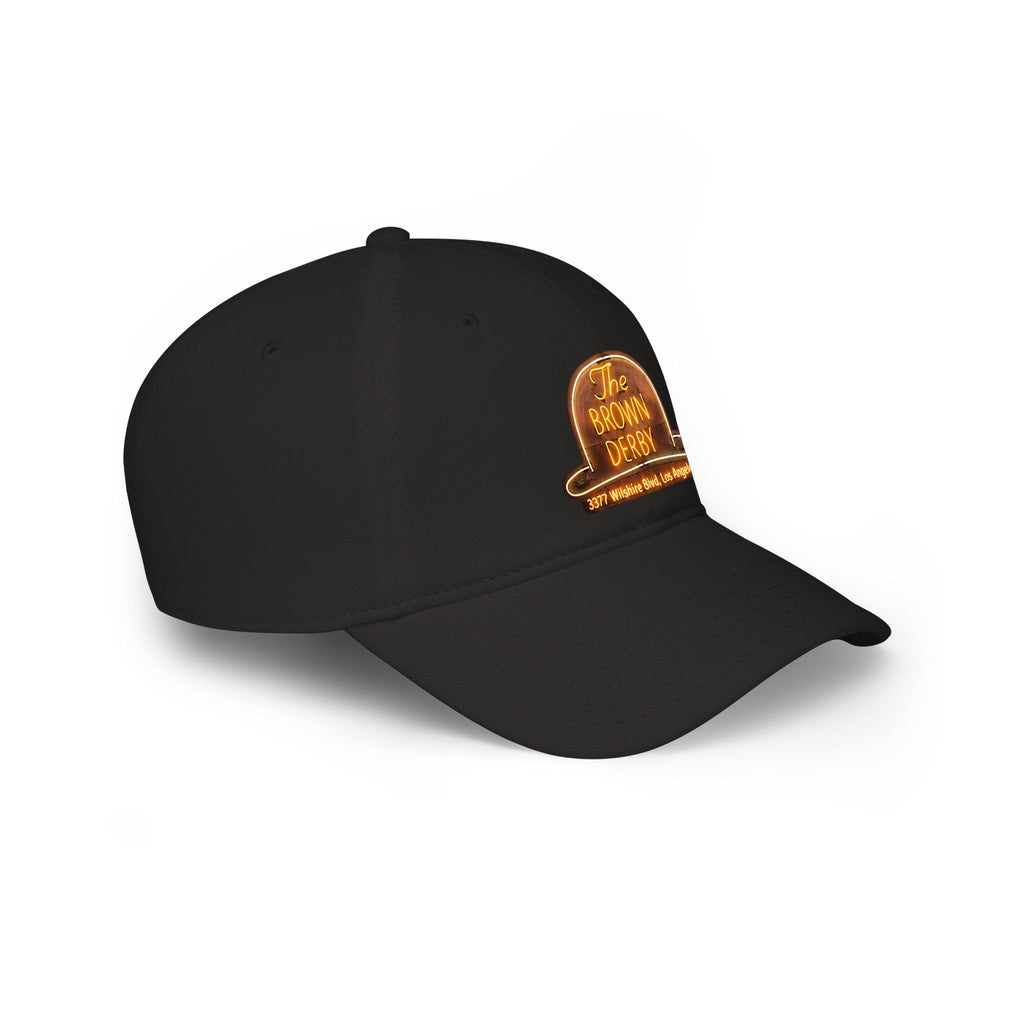 Vintage Brown Derby Low-Profile Baseball Cap