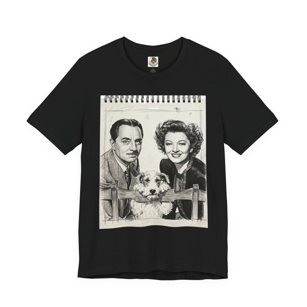 Nick & Nora & Asta Too Sketchbook Tee