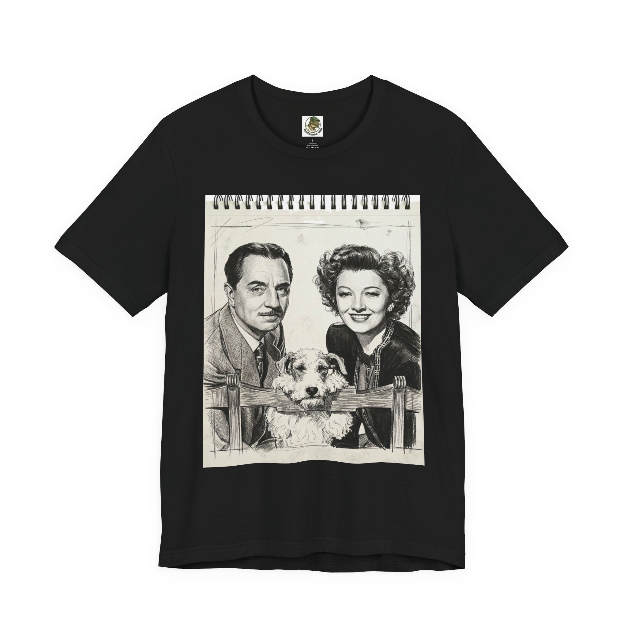 Nick & Nora & Asta Too Sketchbook Tee