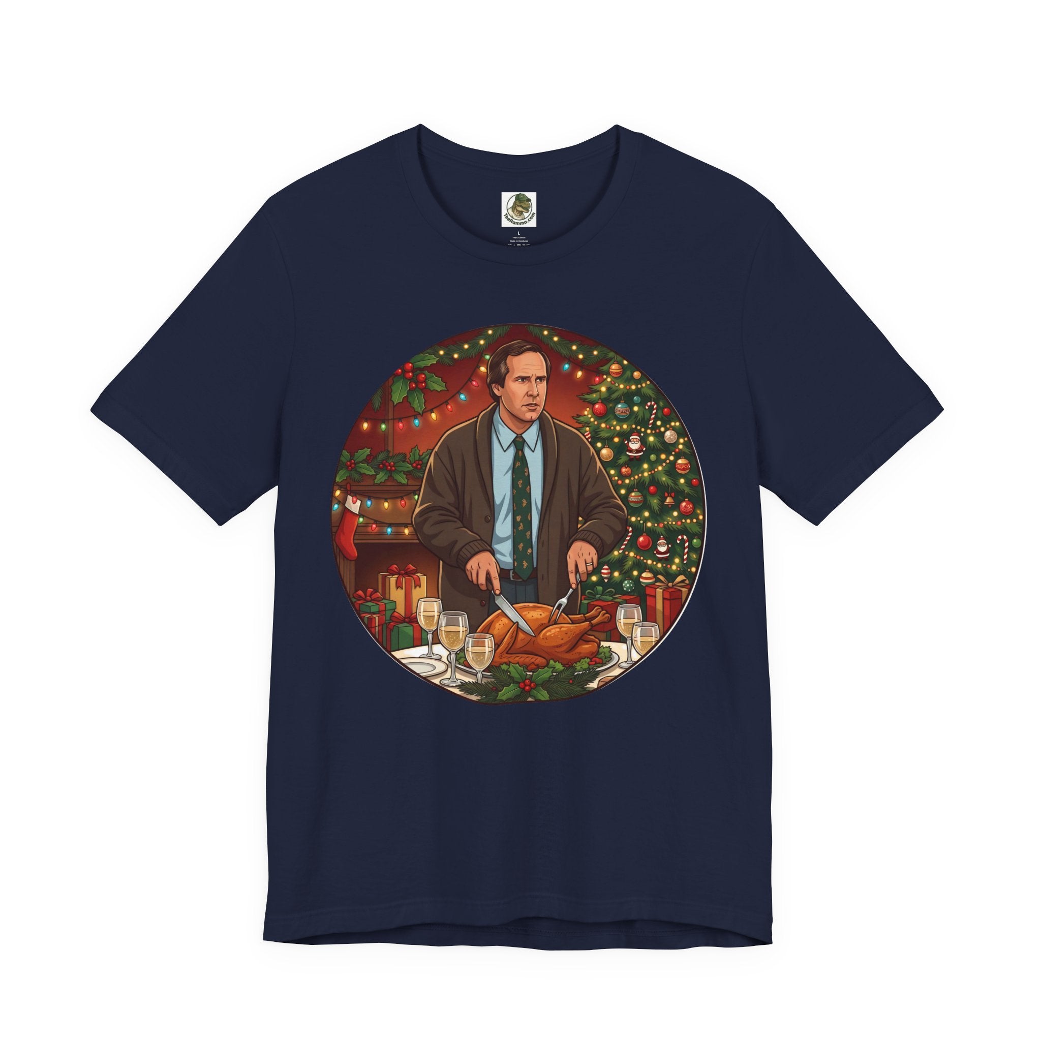 Unisex 'A Very Big Treat' Christmas Graphic Cotton T-Shirt