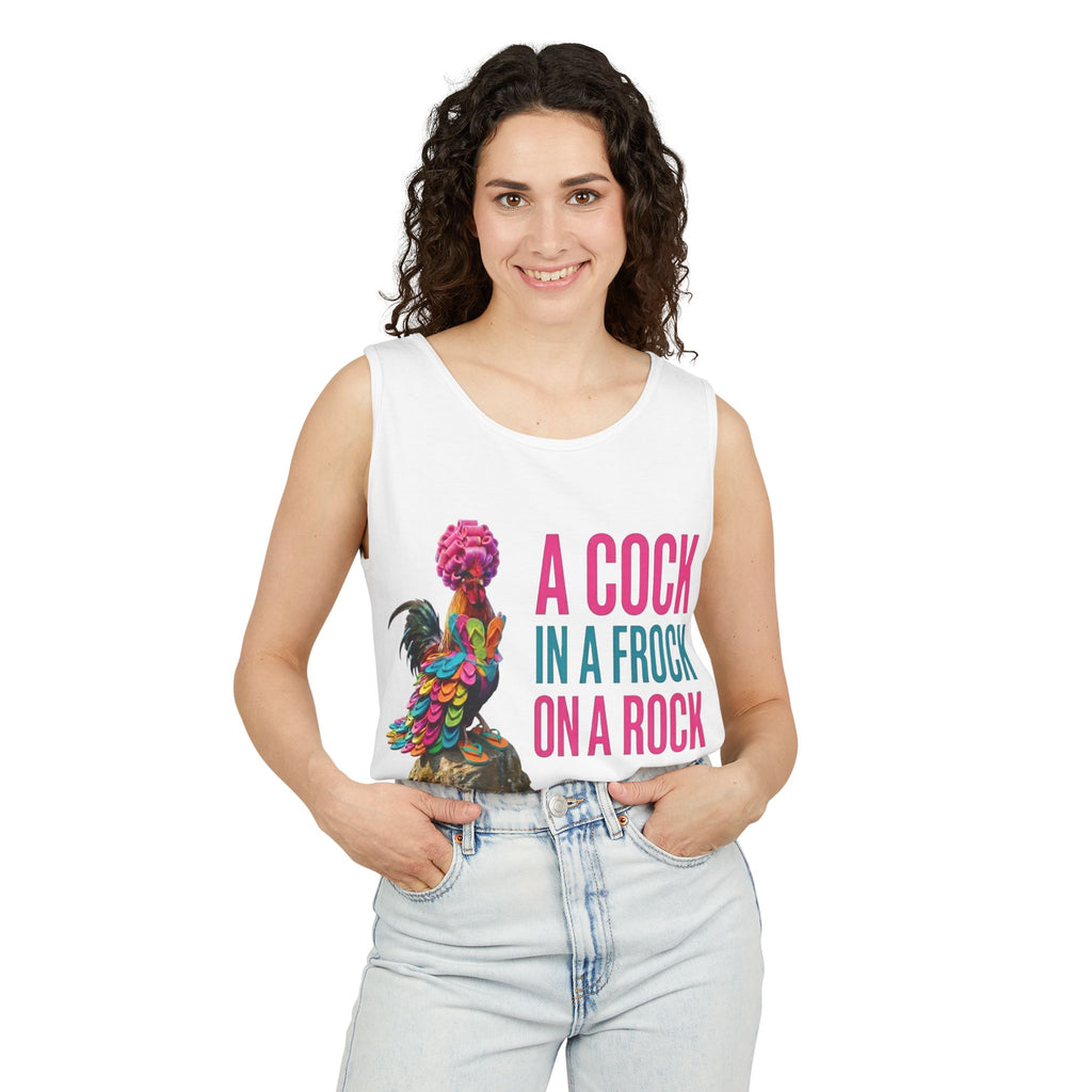 Unisex "Best Dressed Rooster" Graphic Summer Tank
