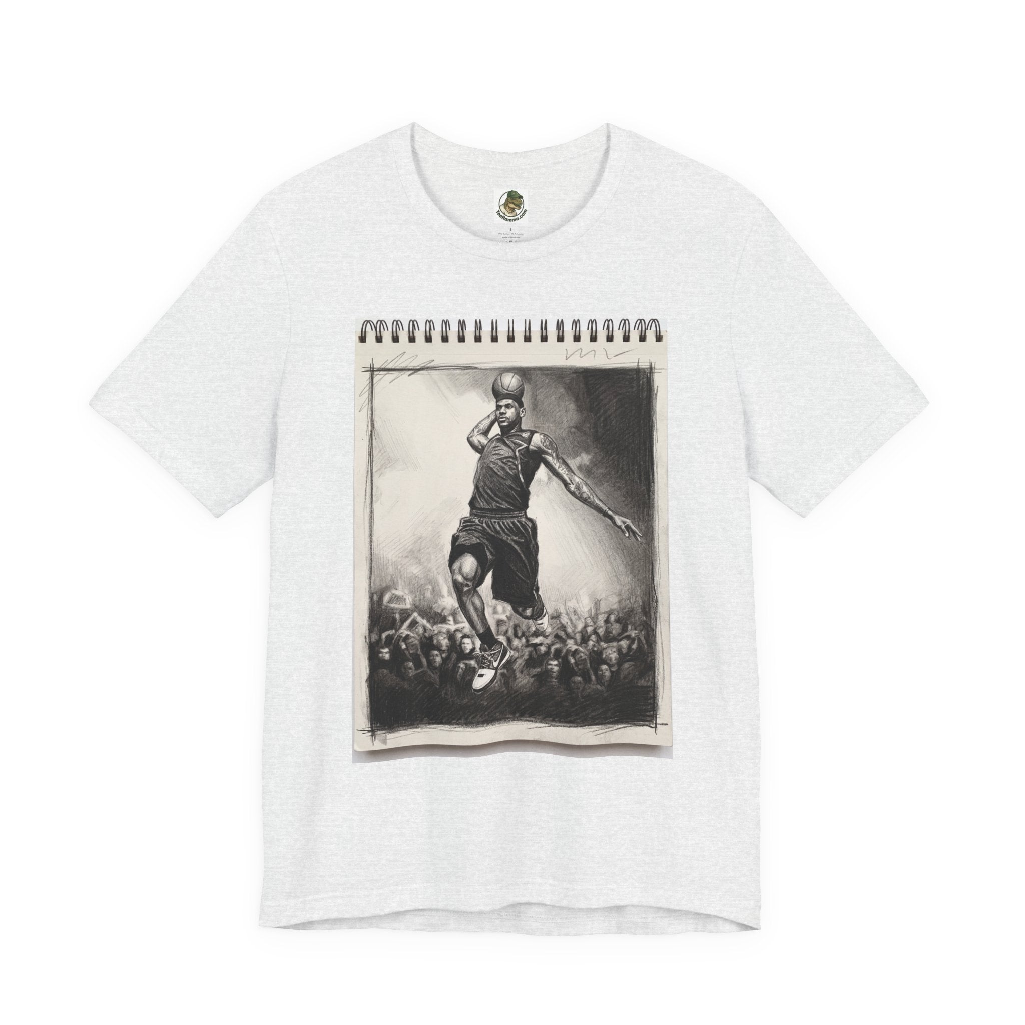 Unisex "King James" Sketchbook Cotton T-Shirt