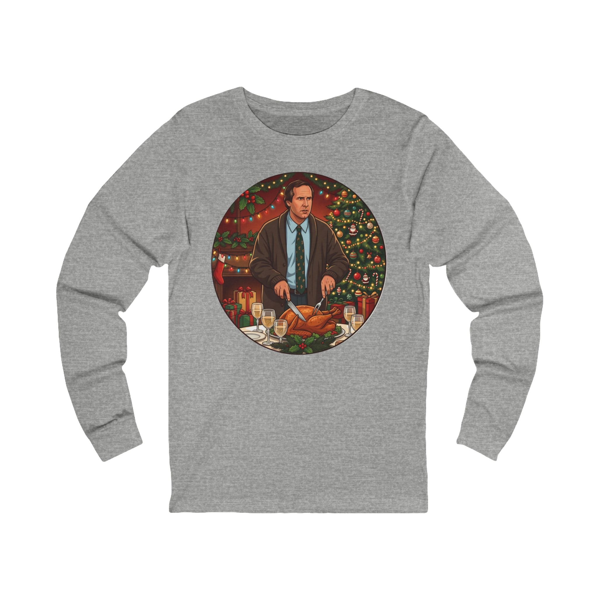 Unisex 'A Very Big Treat' Christmas Graphic Cotton Long Sleeve T-Shirt