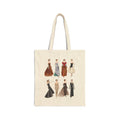 Vintage Ladies Fashion 'Charles James' Cotton Tote Bag
