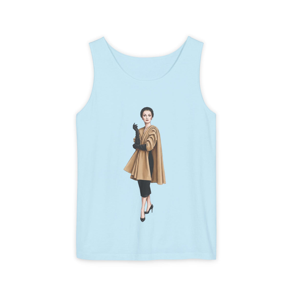 Lisa -- Vintage Fashion Model Tank Top