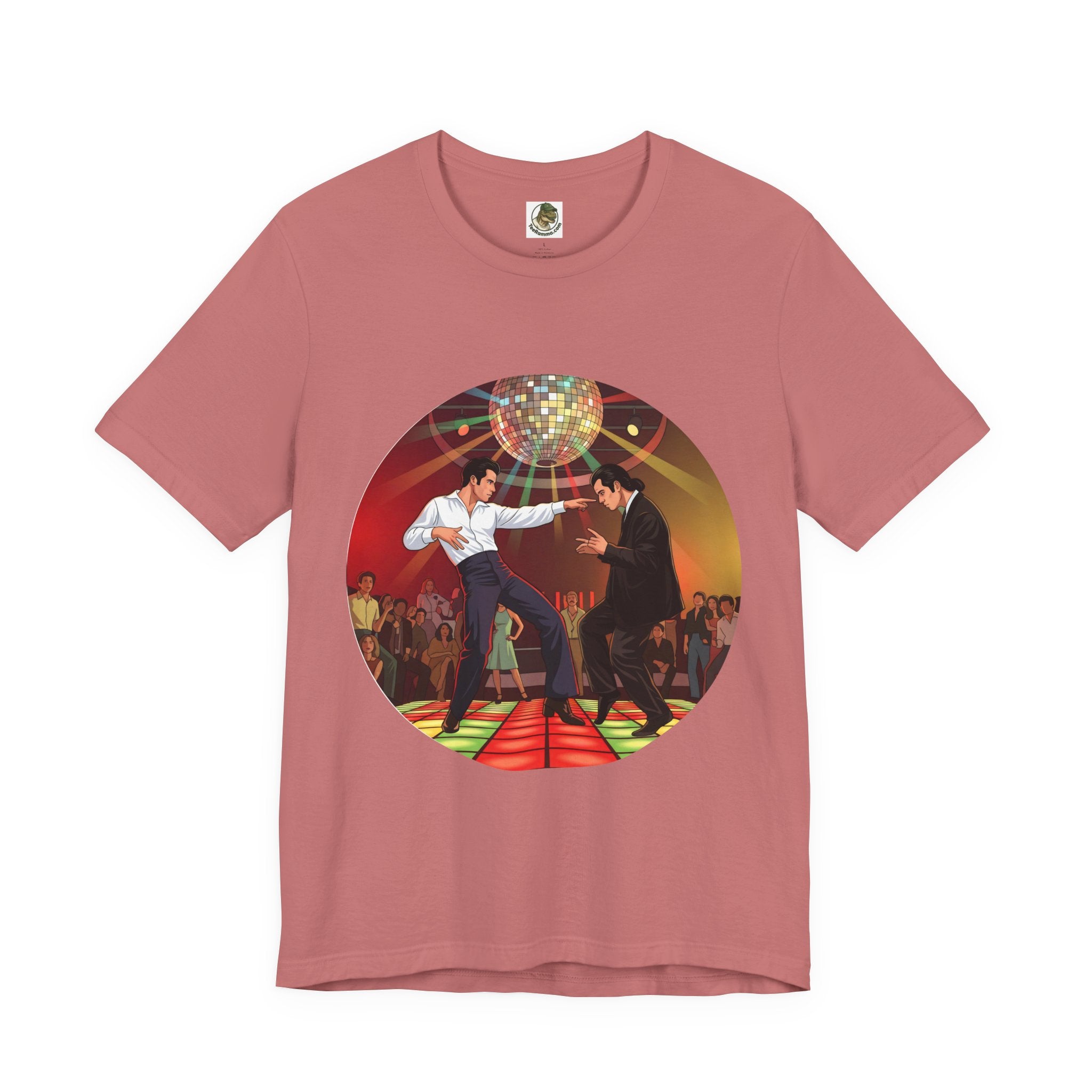 Unisex 'Dancing Together' Cotton T-Shirt