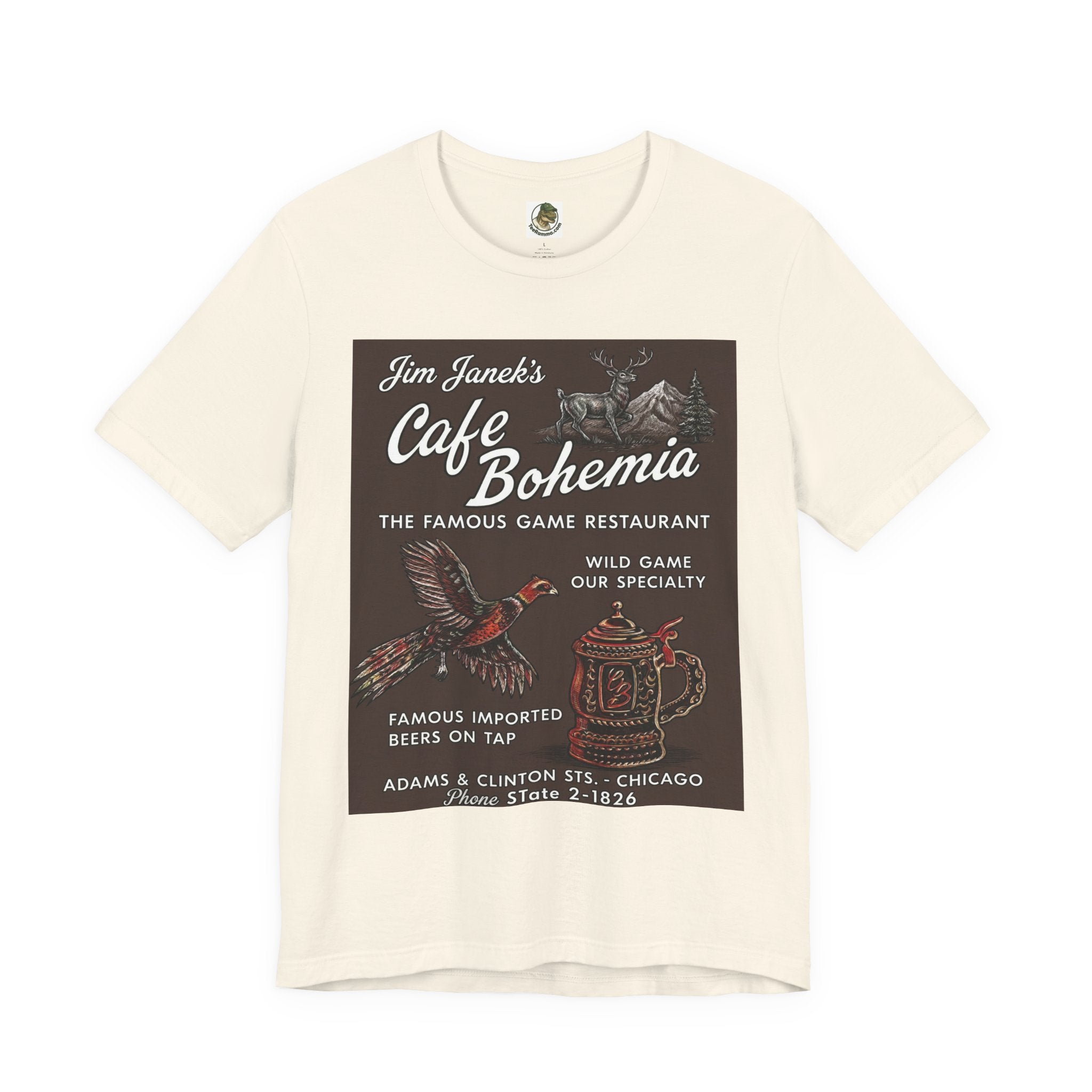 Vintage Cafe Bohemia Restaurant Tee
