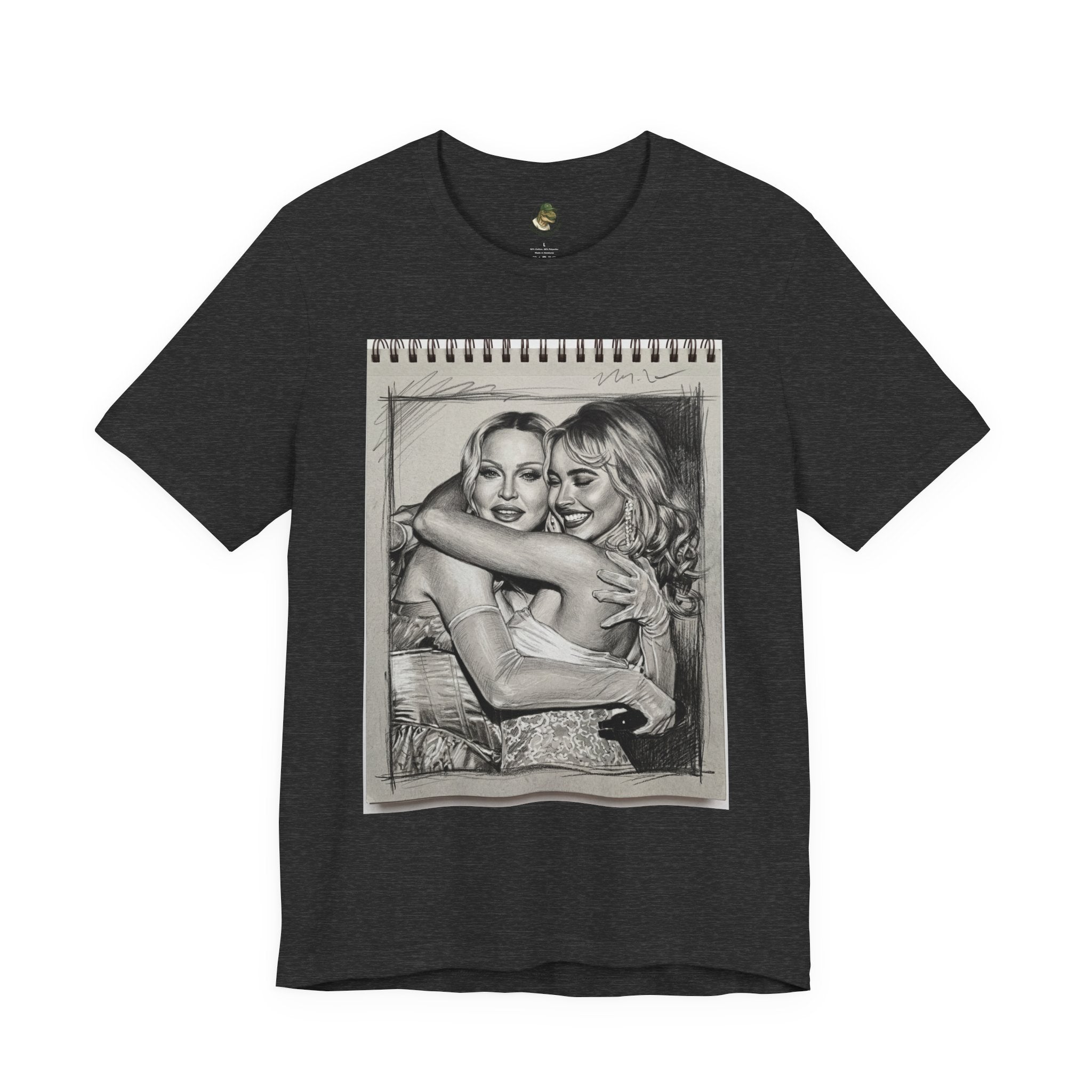 Unisex "Icons of Pop" Sketchbook Cotton T-Shirt