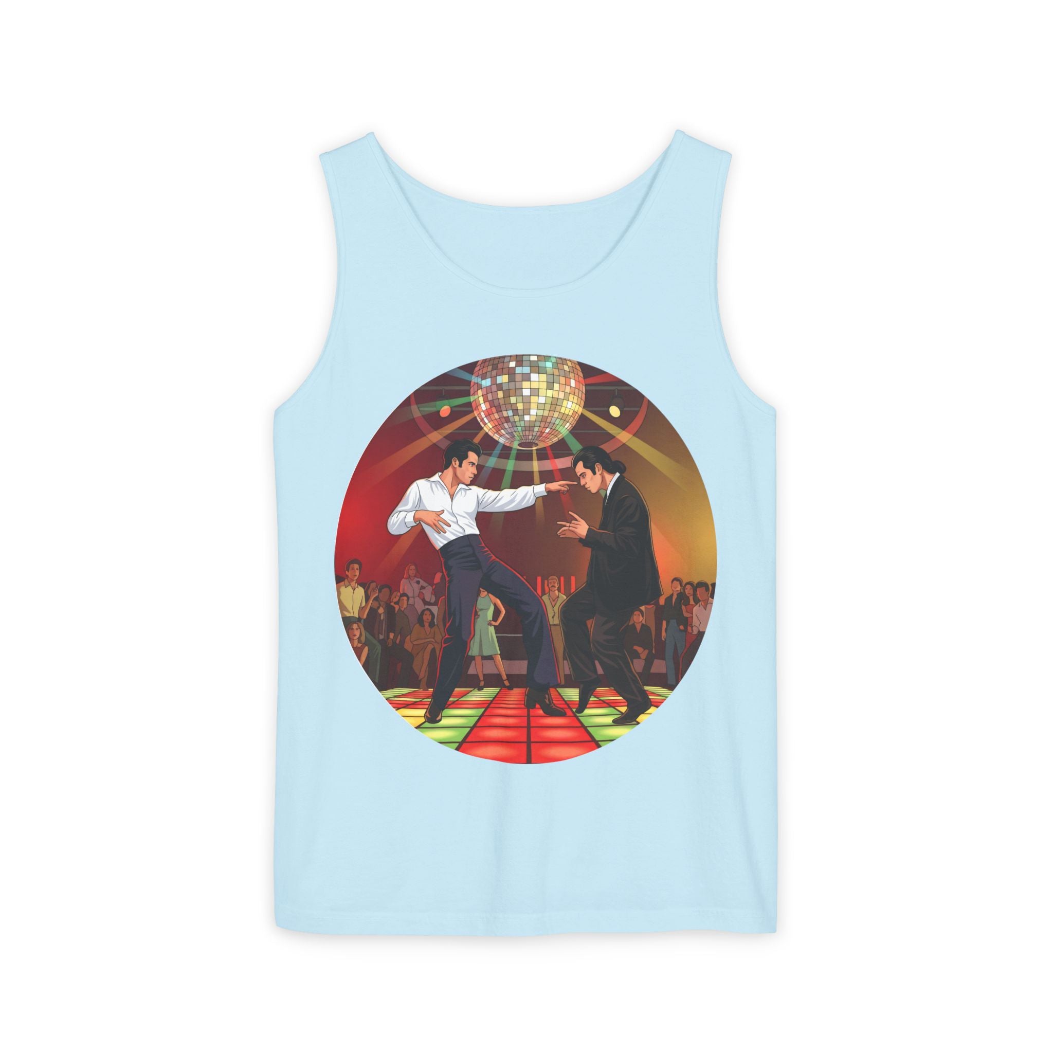 Unisex 'Dancing Together' Cottton Tank Top