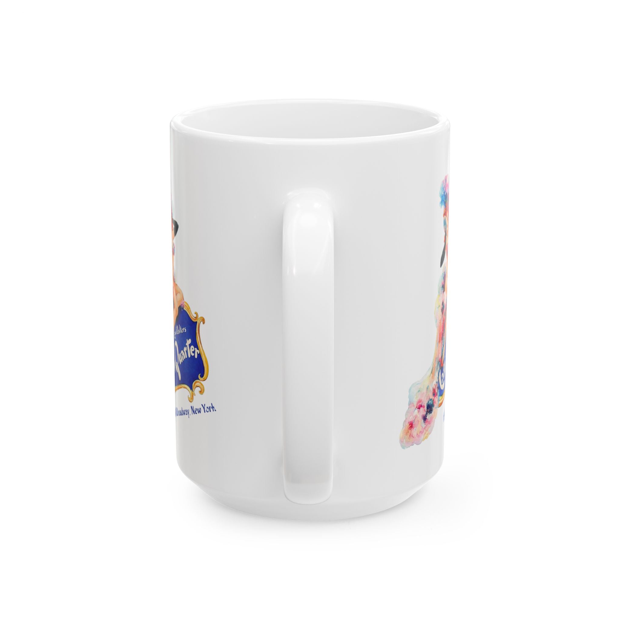 Vintage Latin Quarter Ceramic Mug (15oz)