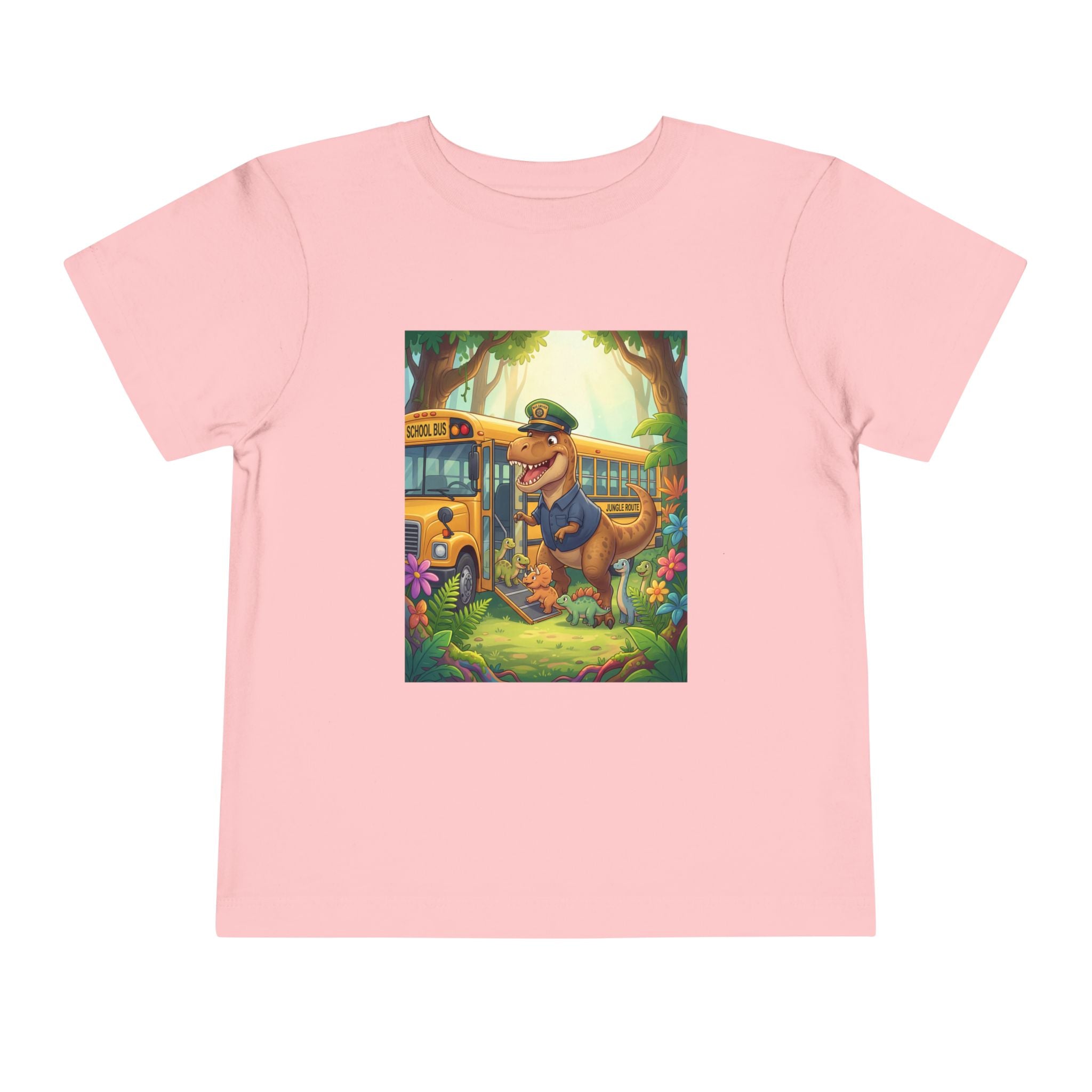 Ernest T-Rex Bus Driver Toddler Tee
