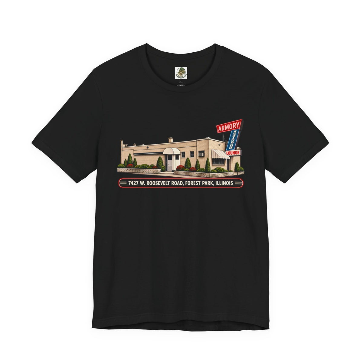 Armory Lounge Retro Restaurant Tee