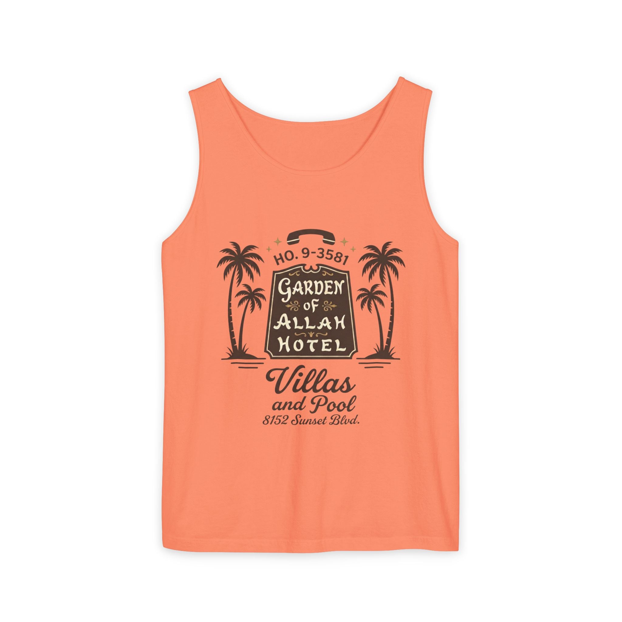 Vintage Garden of Allah Hotel Tank