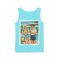 Unisex Retro 'Summer Days' Pool Party Cotton Tank Top