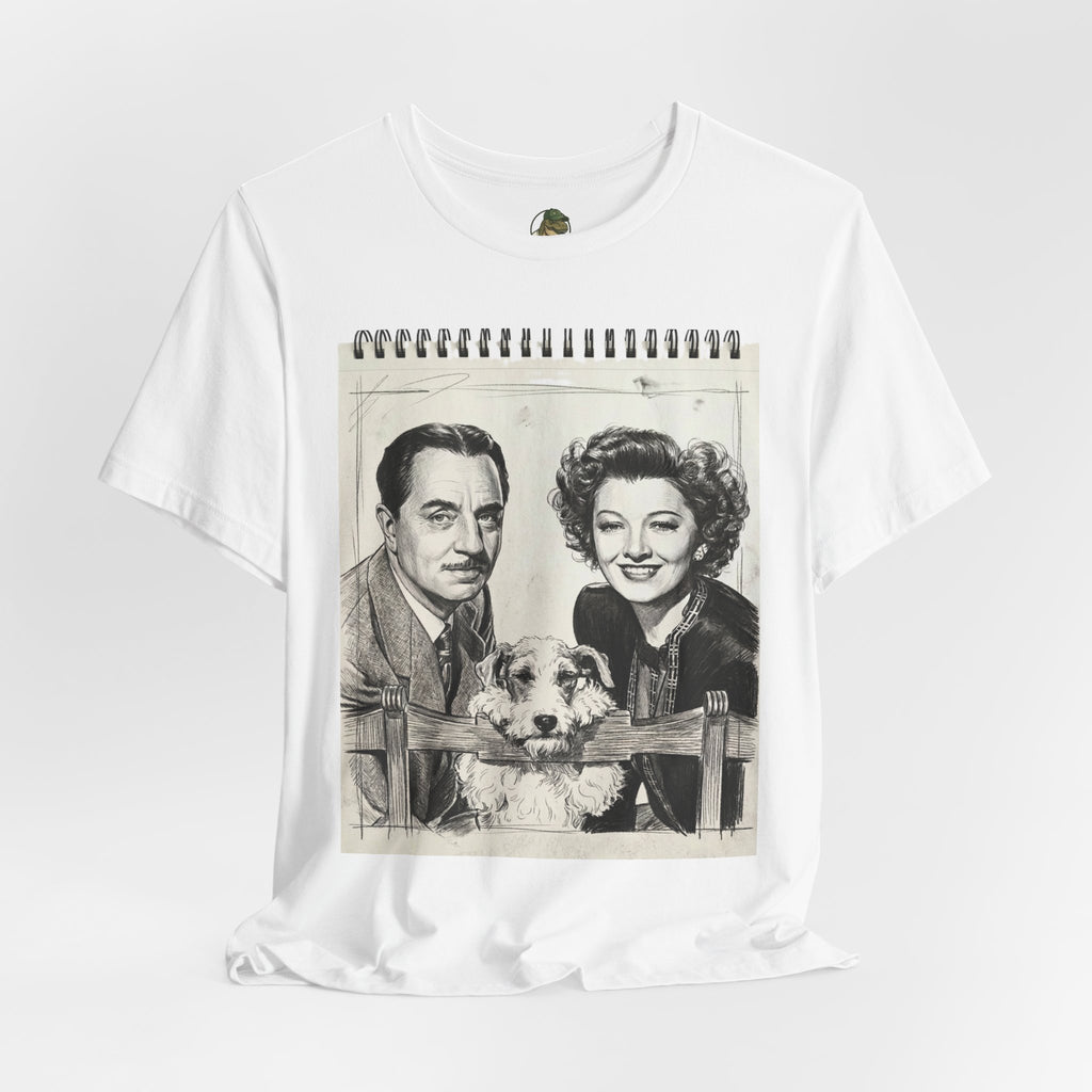 Nick & Nora & Asta Too Sketchbook Tee