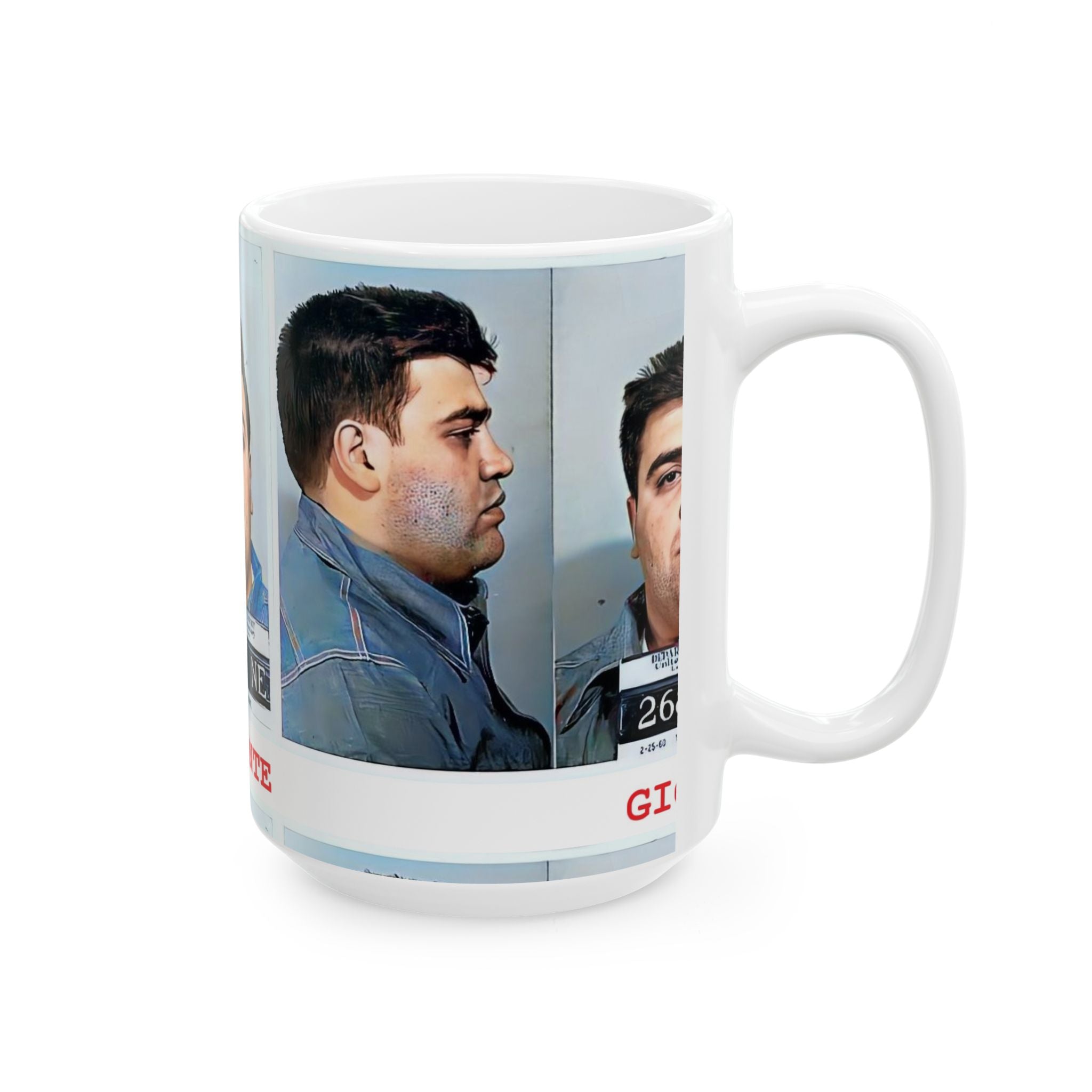 MUGshot: Vincent Gigante Ceramic Coffee Cup (15oz)