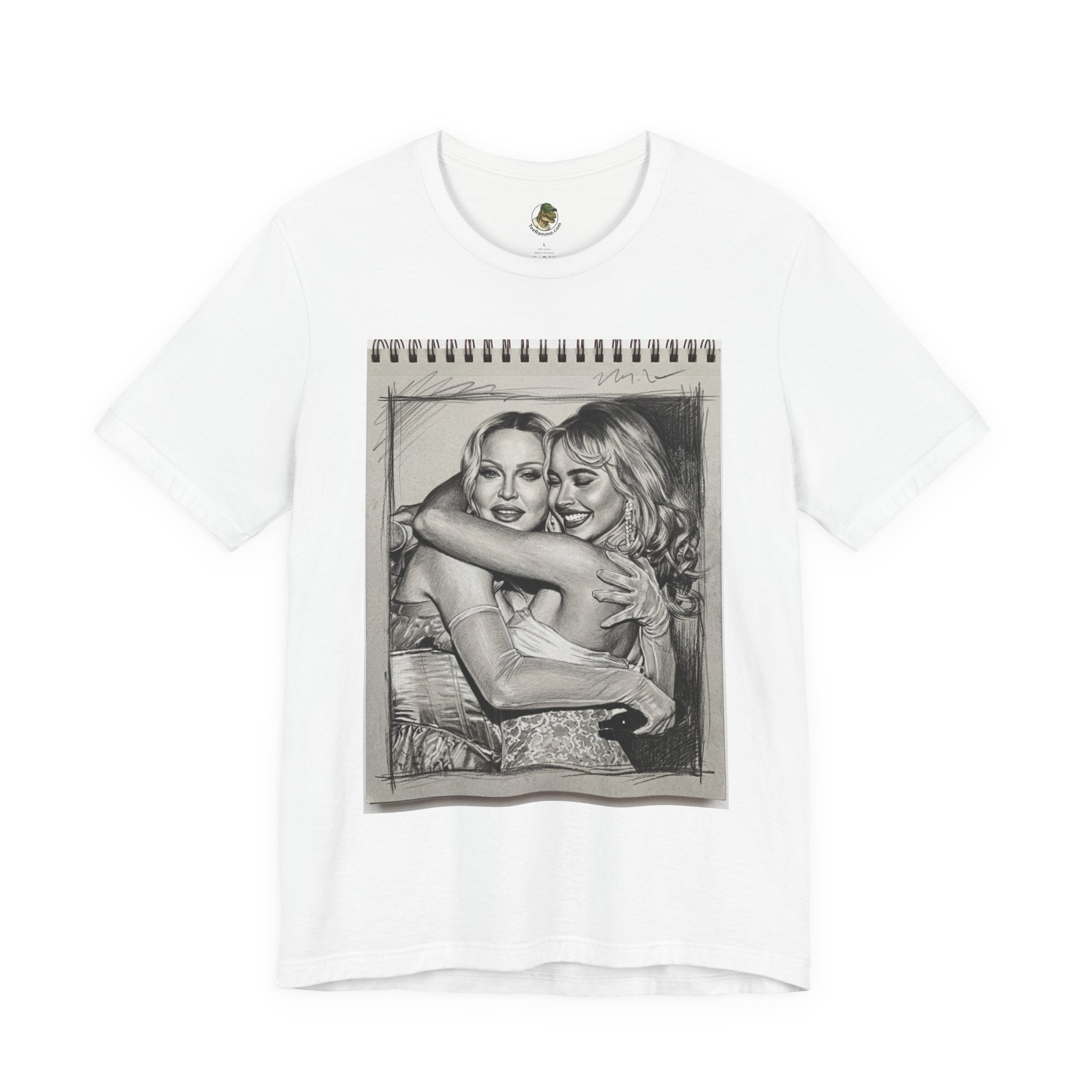 Unisex "Icons of Pop" Sketchbook Cotton T-Shirt
