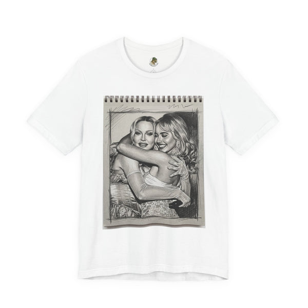 Unisex "Icons of Pop" Sketchbook Cotton T-Shirt